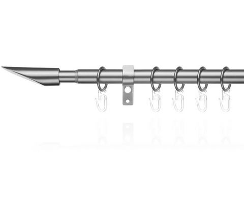 LICHTBLICK gordijnroede Gardinenstange Lipstick, 20 mm, ausziehbar, 1 läufig 130 240 cm (1 stuk)