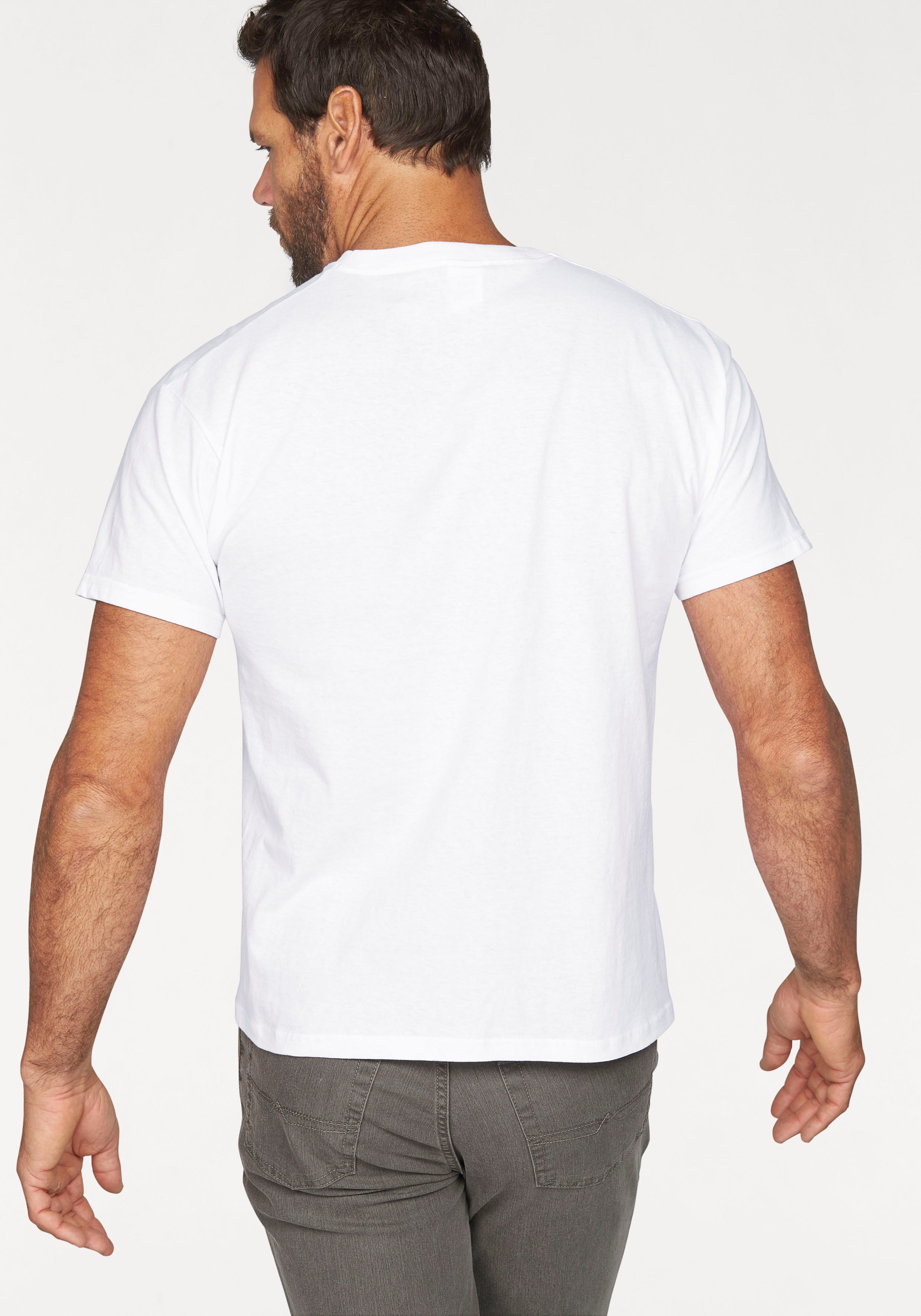 Fruit of the Loom T-shirt Zes stuks in verschillende kleurcombinaties (6-delig, Set van 6)