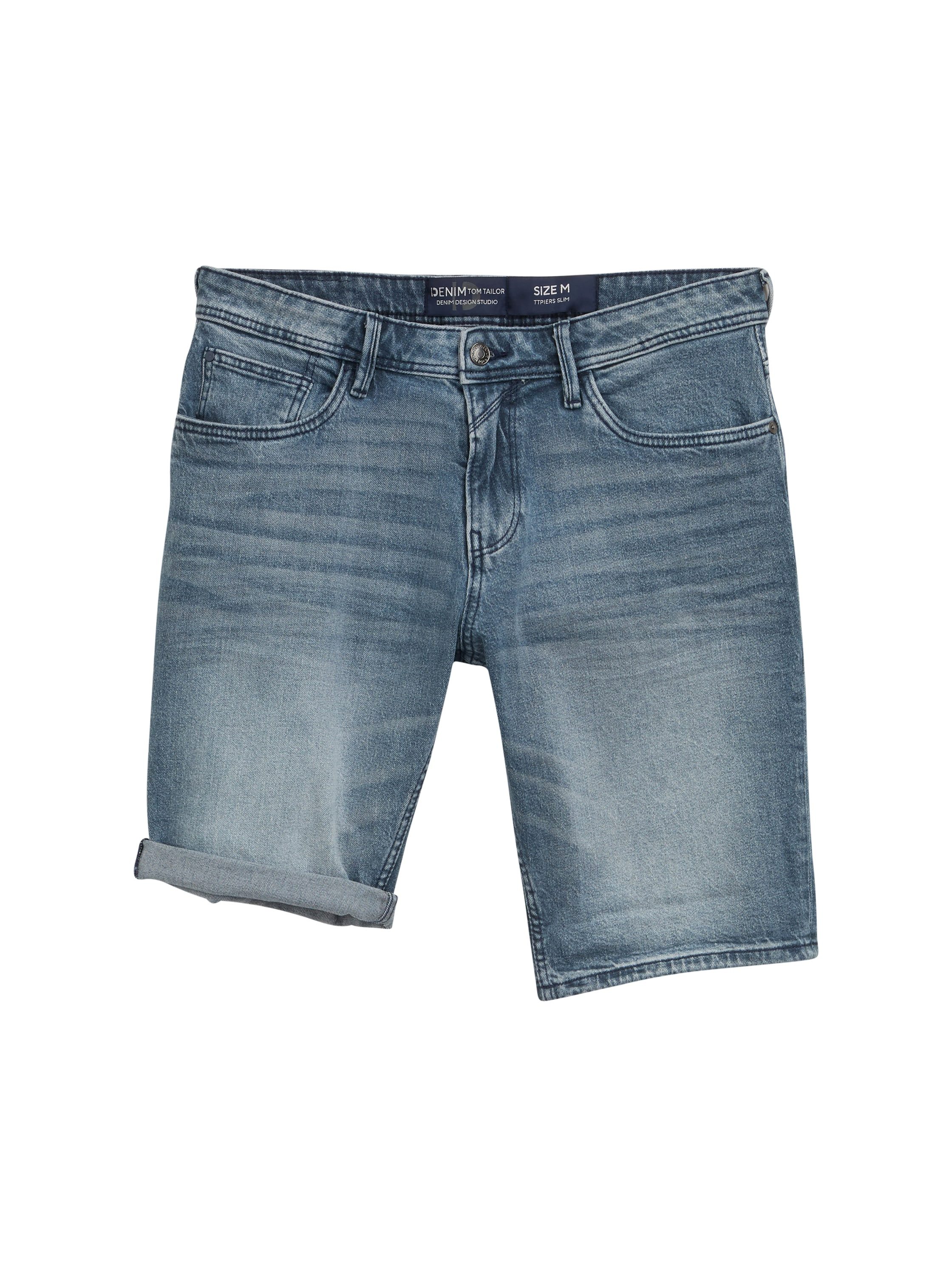 Tom Tailor Denim Jeansshort PIERS in five-pocketsstijl