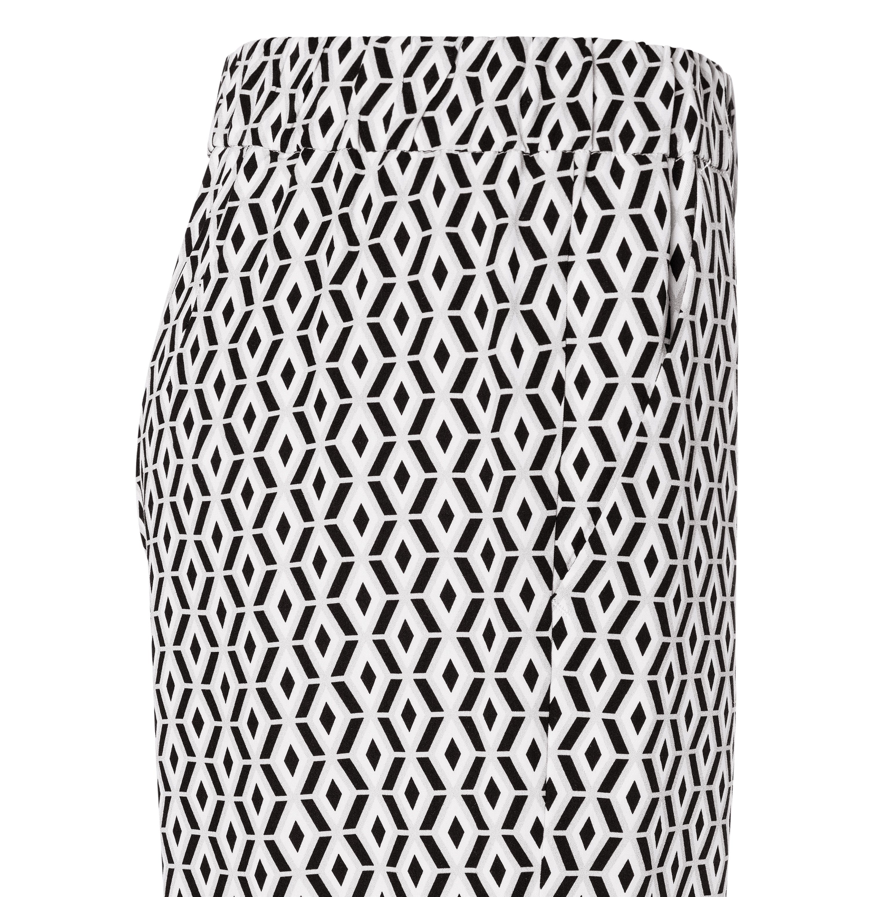MAC 3 4 broek Chiara Cropped met wijde rechte pijp