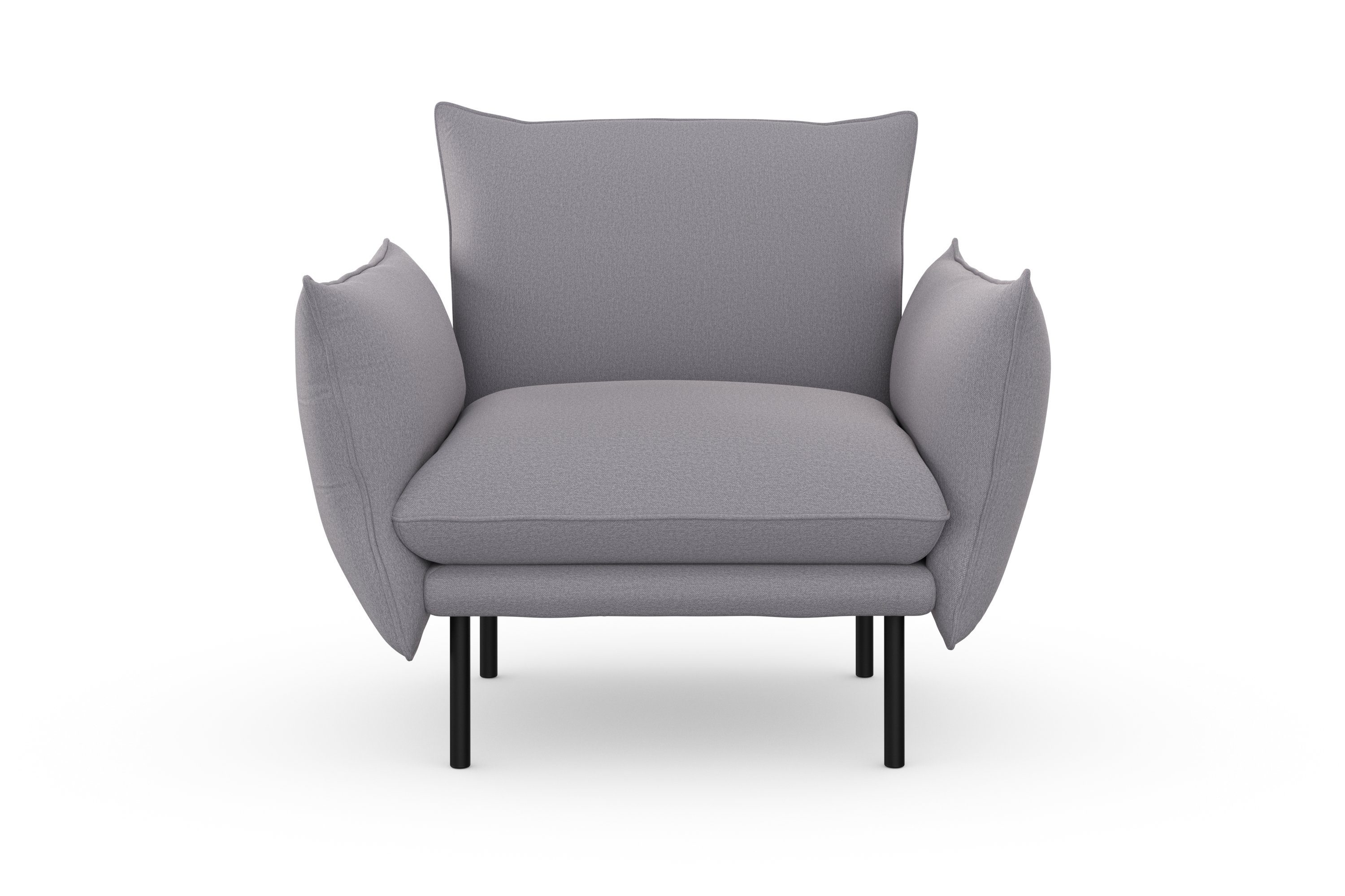 andas Fauteuil Stine cocktailstoel Bijzonder design door kussen-look en opstaande naad, by Morten Georgsen
