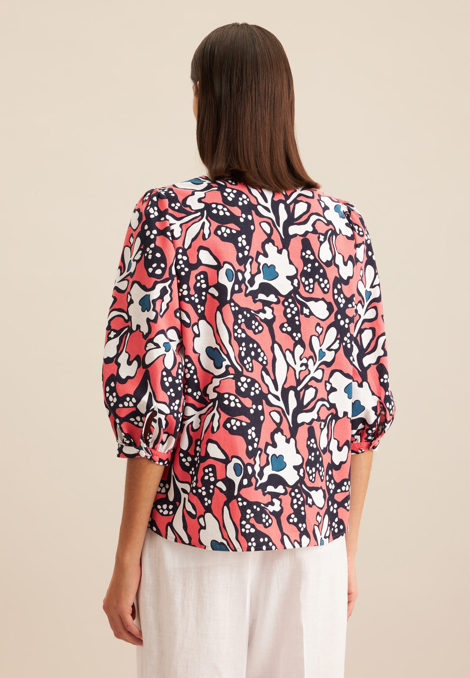 seidensticker Klassieke blouse Zwarte roos