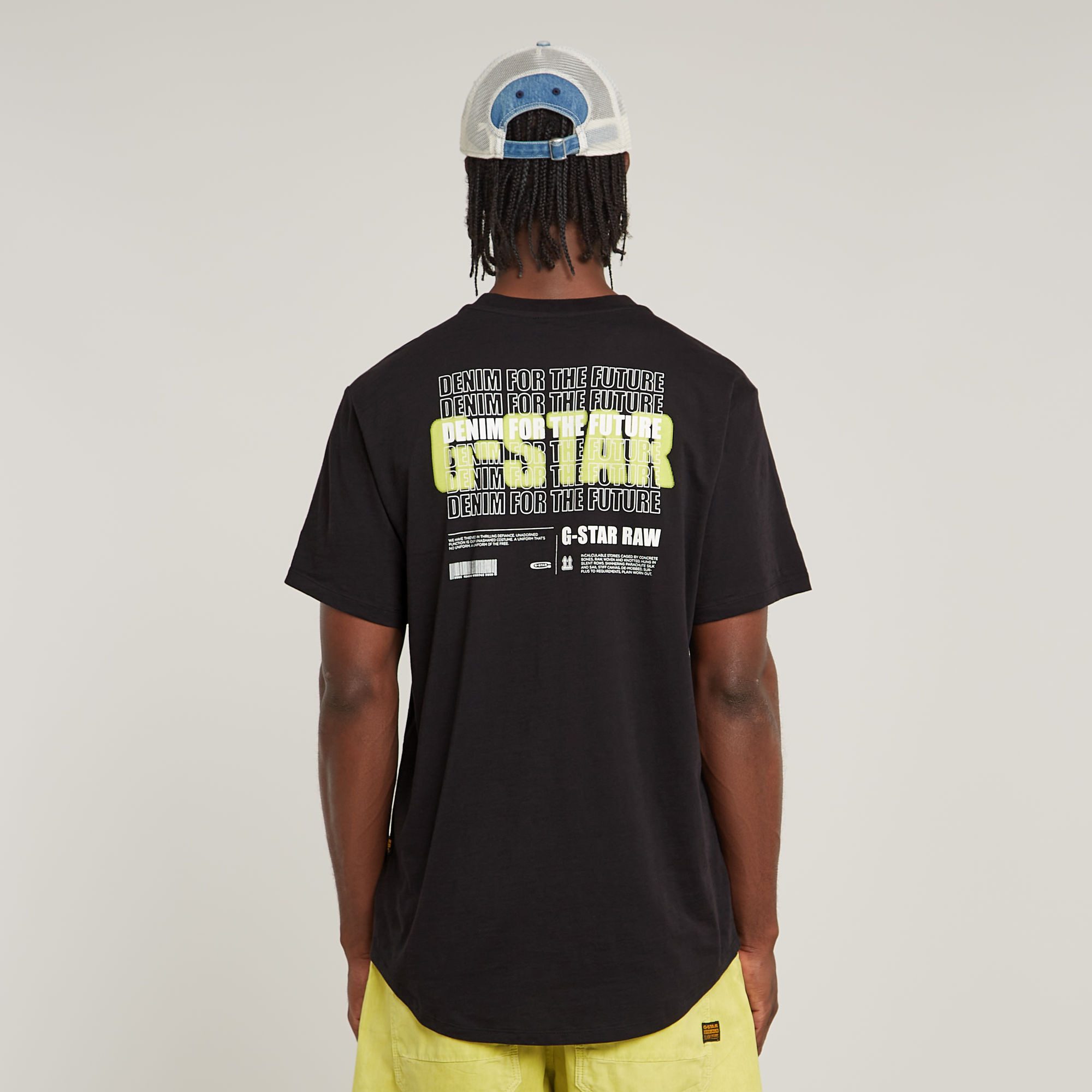 G-Star RAW T-shirt Lash Back met print op de achterkant