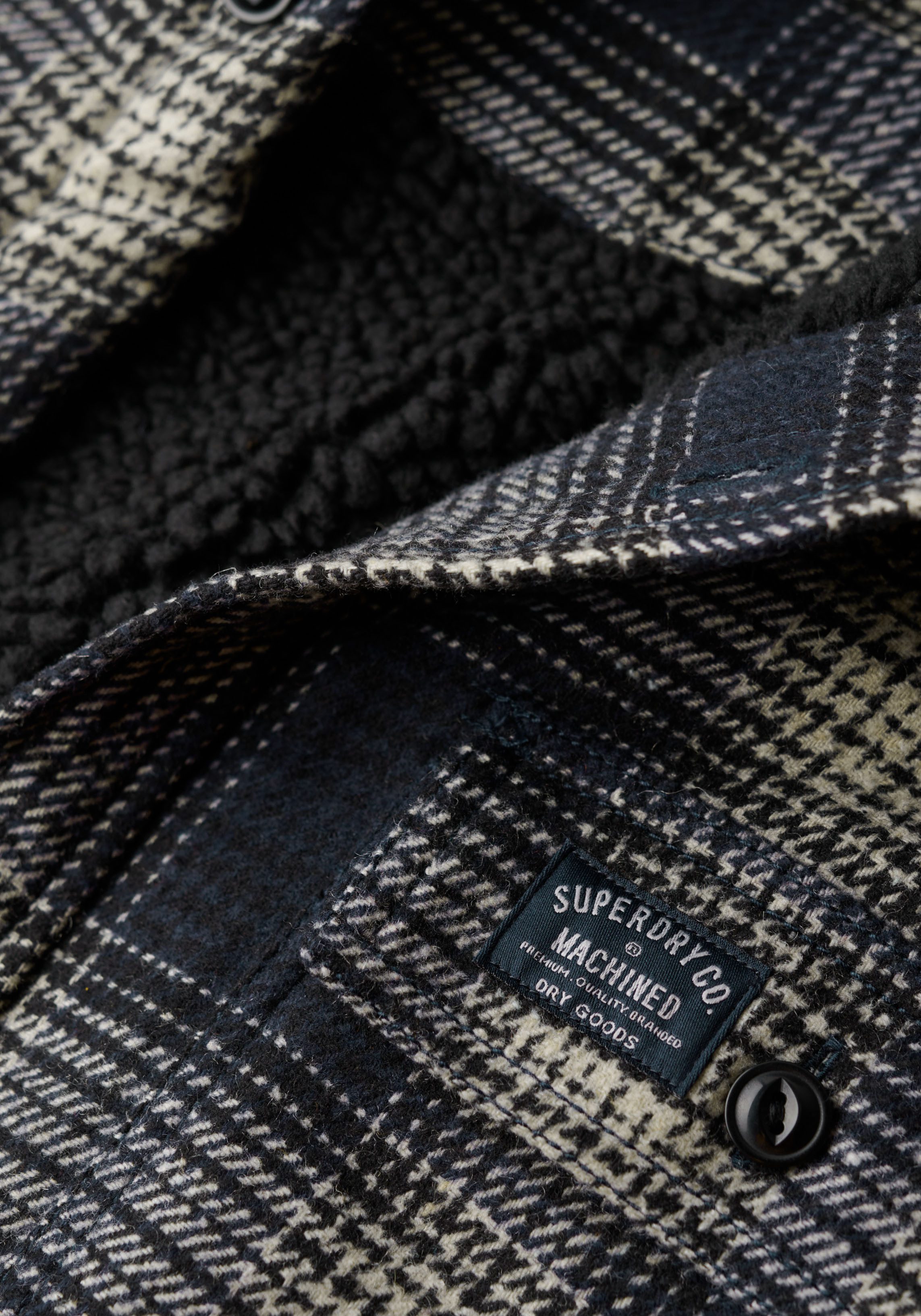 Superdry Overhemd met lange mouwen Wool Miller Overshirt