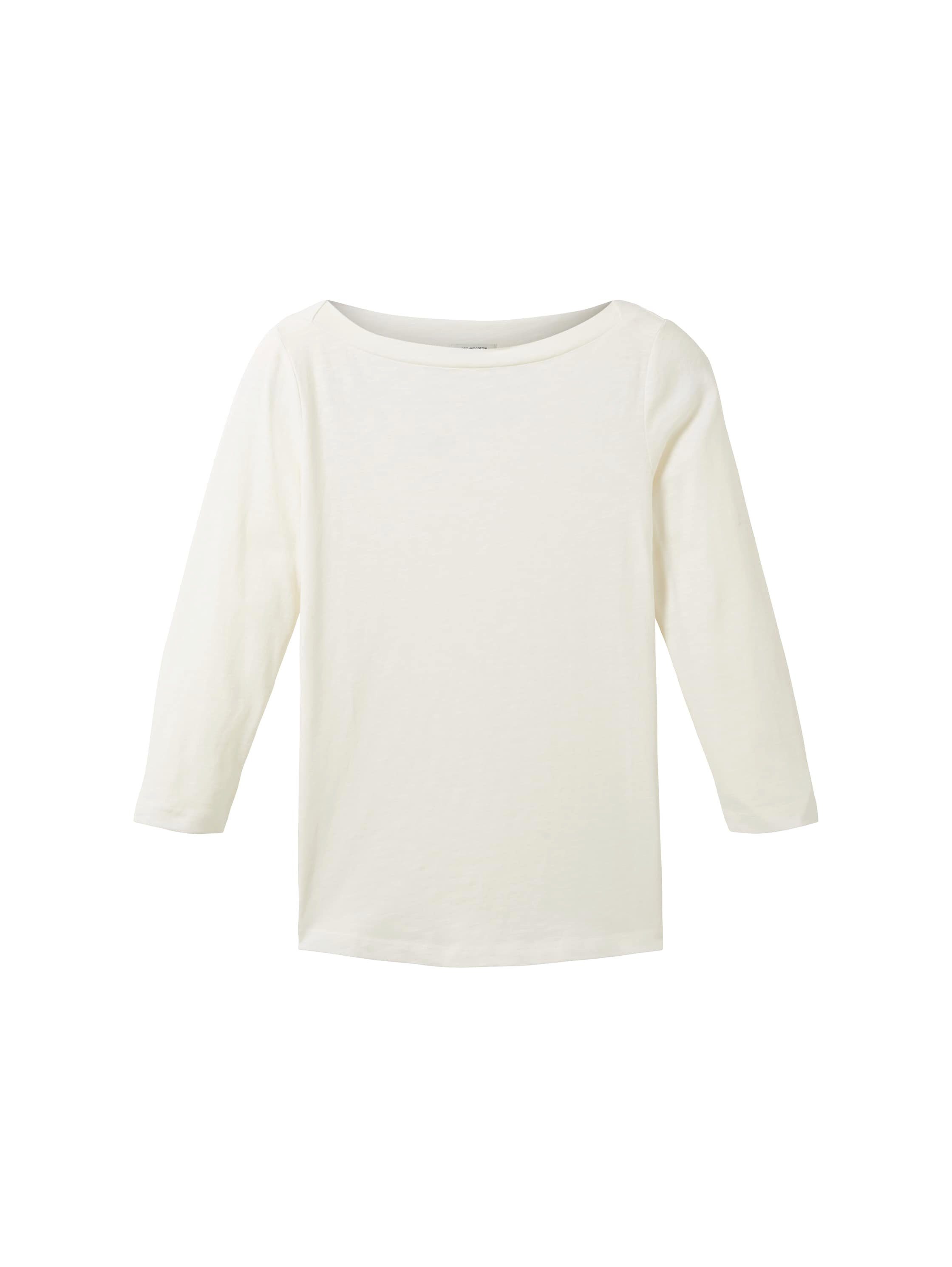 Tom Tailor Shirt met 3/4 mouwen met korte mouwen
