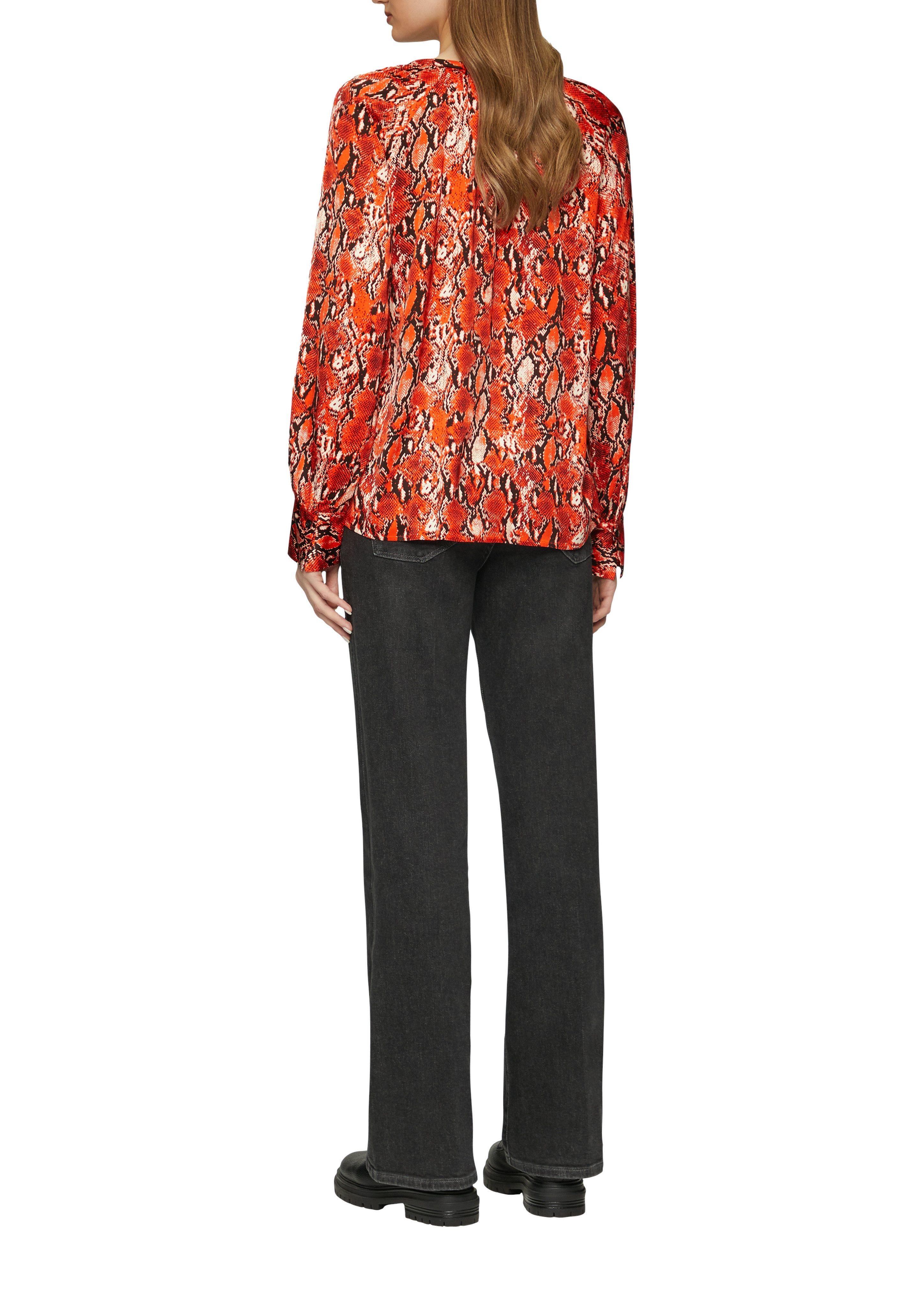 s.Oliver Blouse met lange mouwen met print all-over