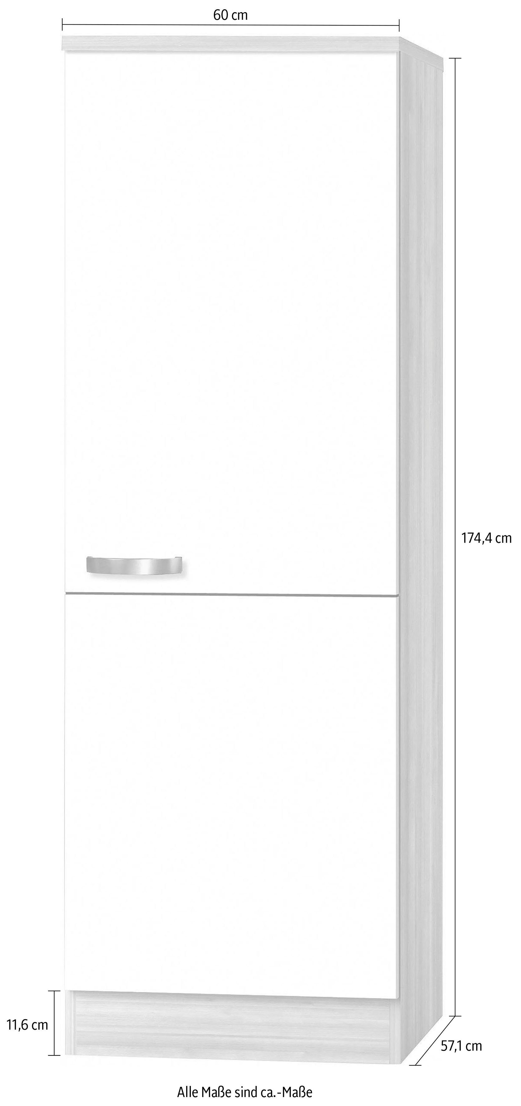 OPTIFIT Hoge kast Faro , met metalen greep, breedte 60 cm