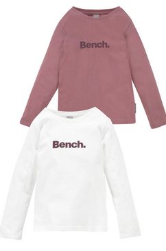 bench. shirt met lange mouwen (set) roze
