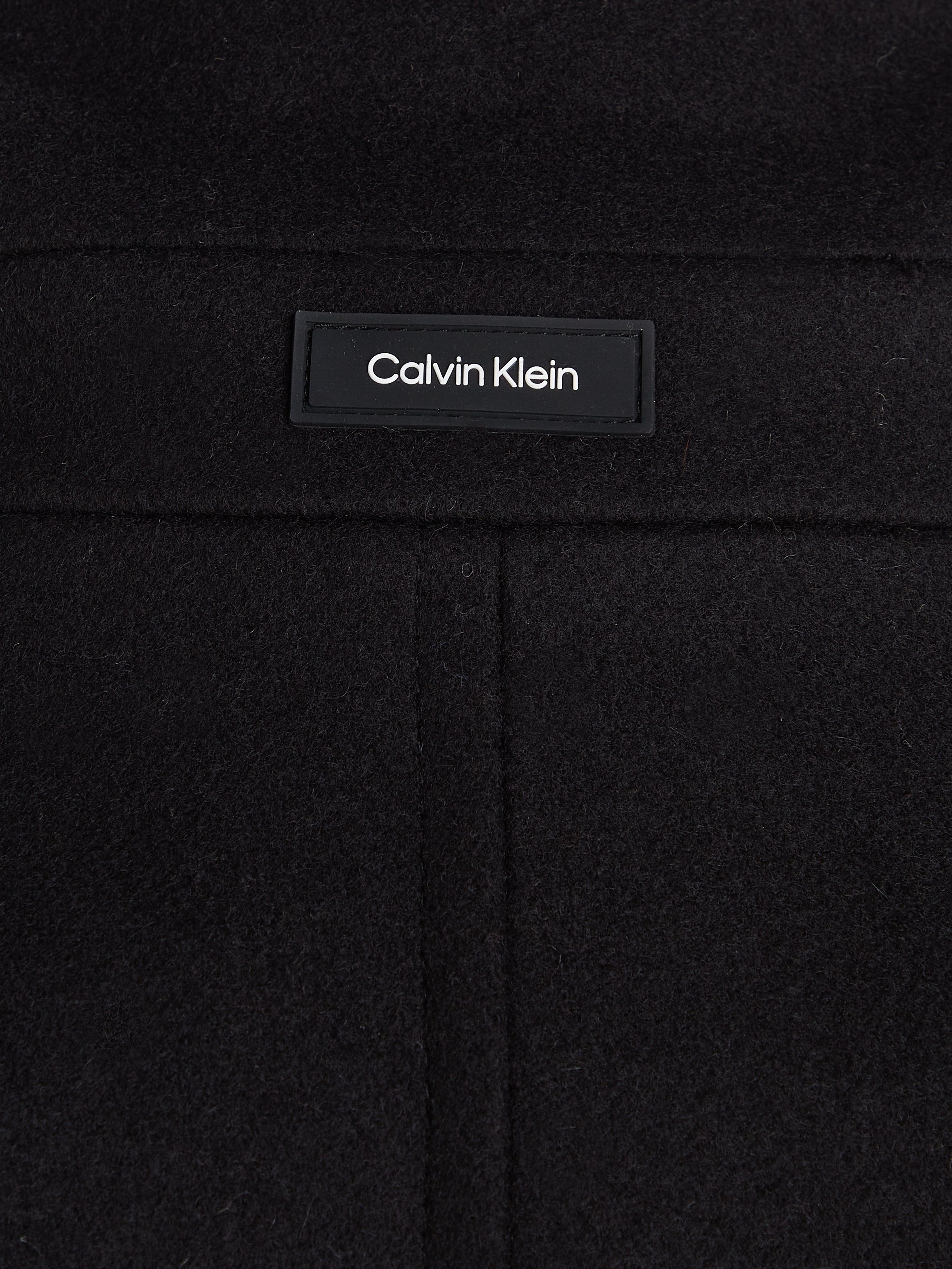 Calvin Klein Wollen jas MODERN WOOL BLEND COAT