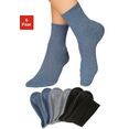 h.i.s sokken met comfortabele frotté (6 paar) zwart