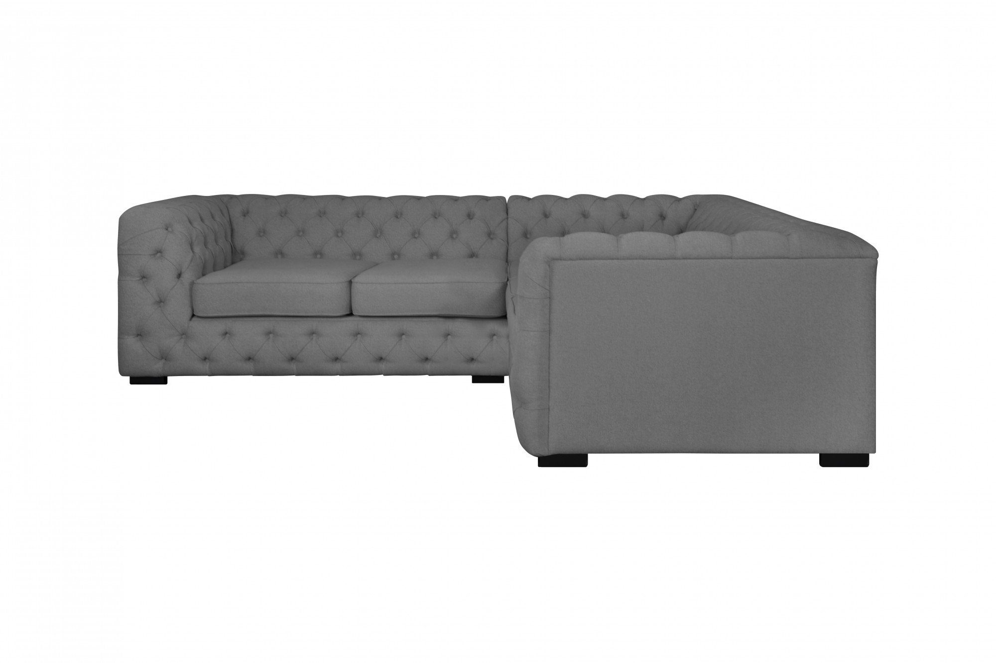 Guido Maria Kretschmer Home&Living Chesterfield-bank KALINA L-vorm hoogwaardig chesterfield design, zeer hoogwaardige afwerking