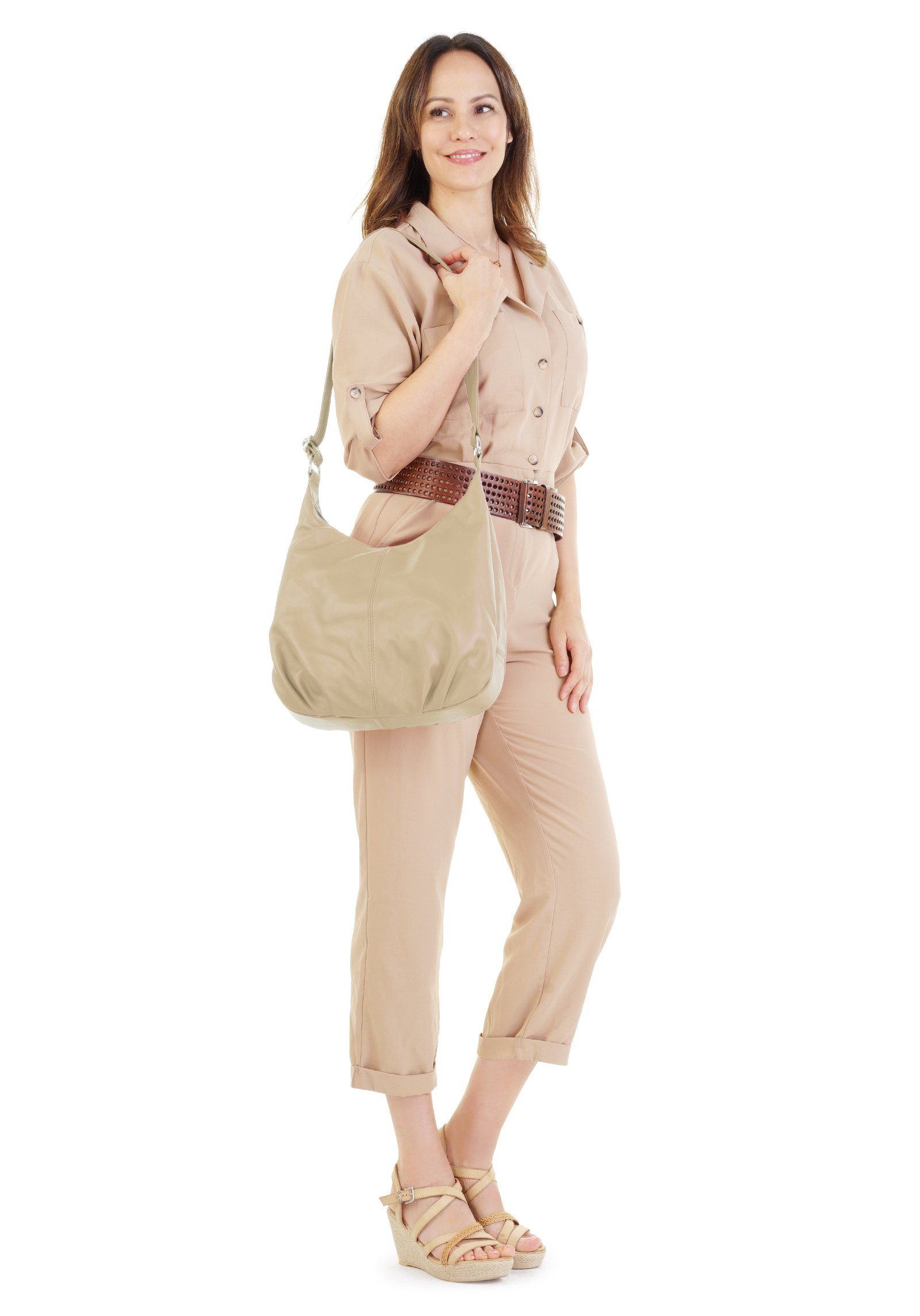 Cluty Shopper echt leer, made in italy