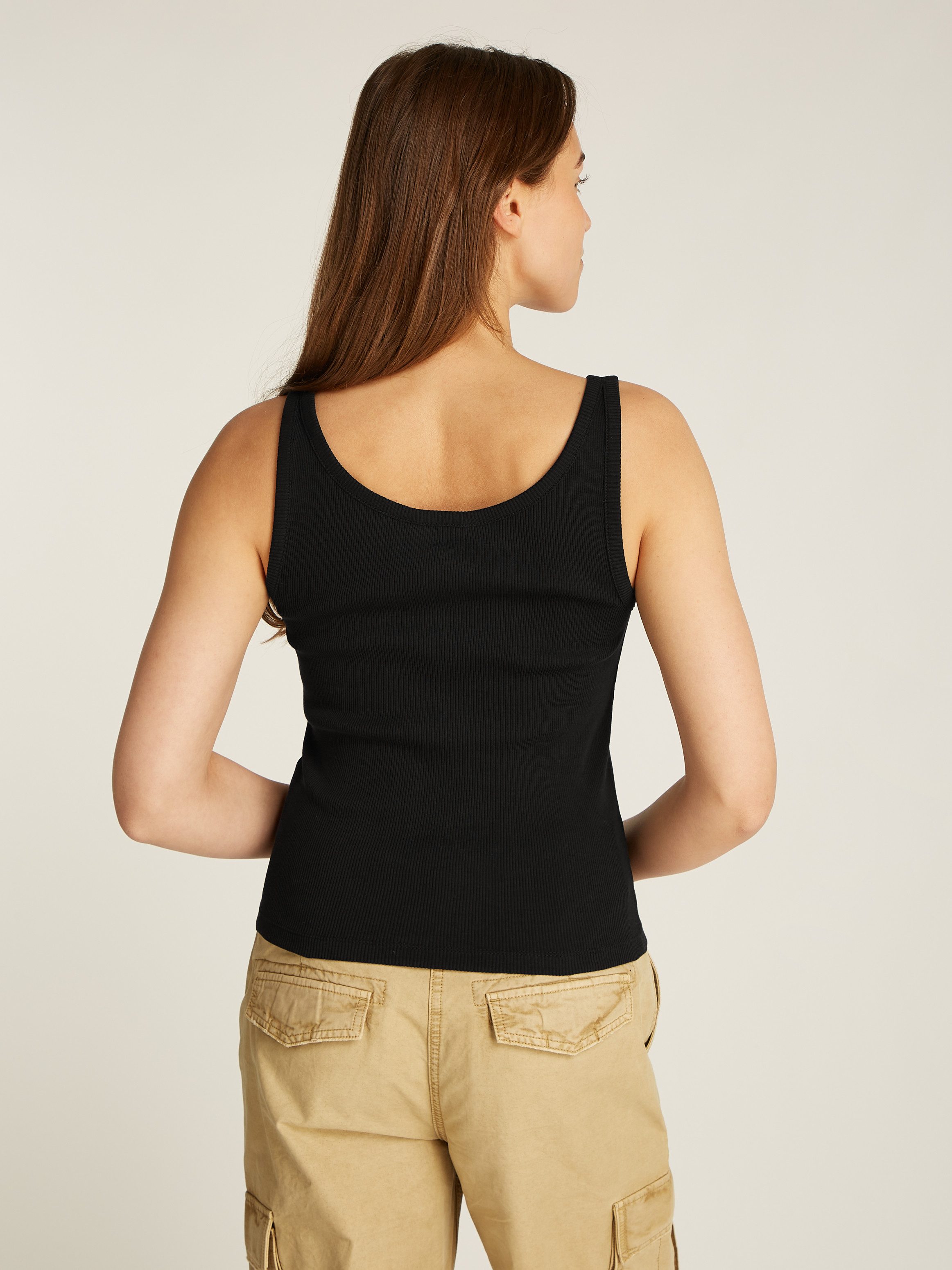 TOMMY JEANS Tanktop TJW SLIM BUTTON TANK