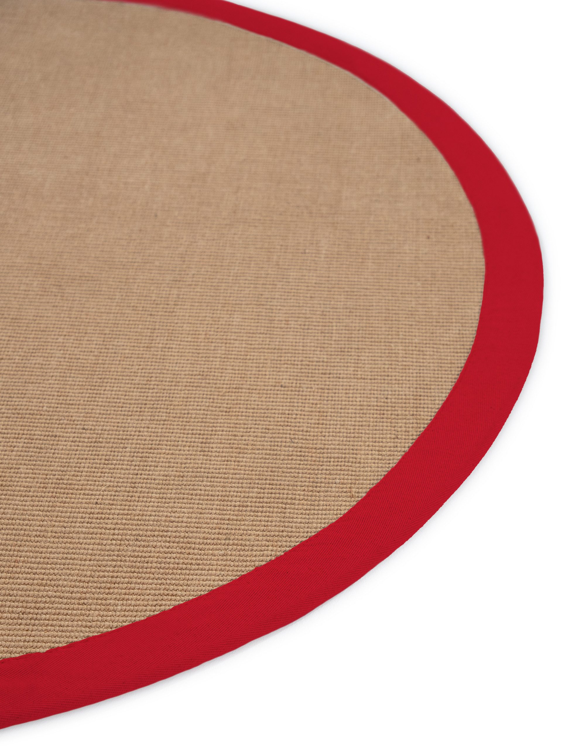 carpetfine Sisalkleed Sisal met gekleurd randdessin, antislip achterzijde