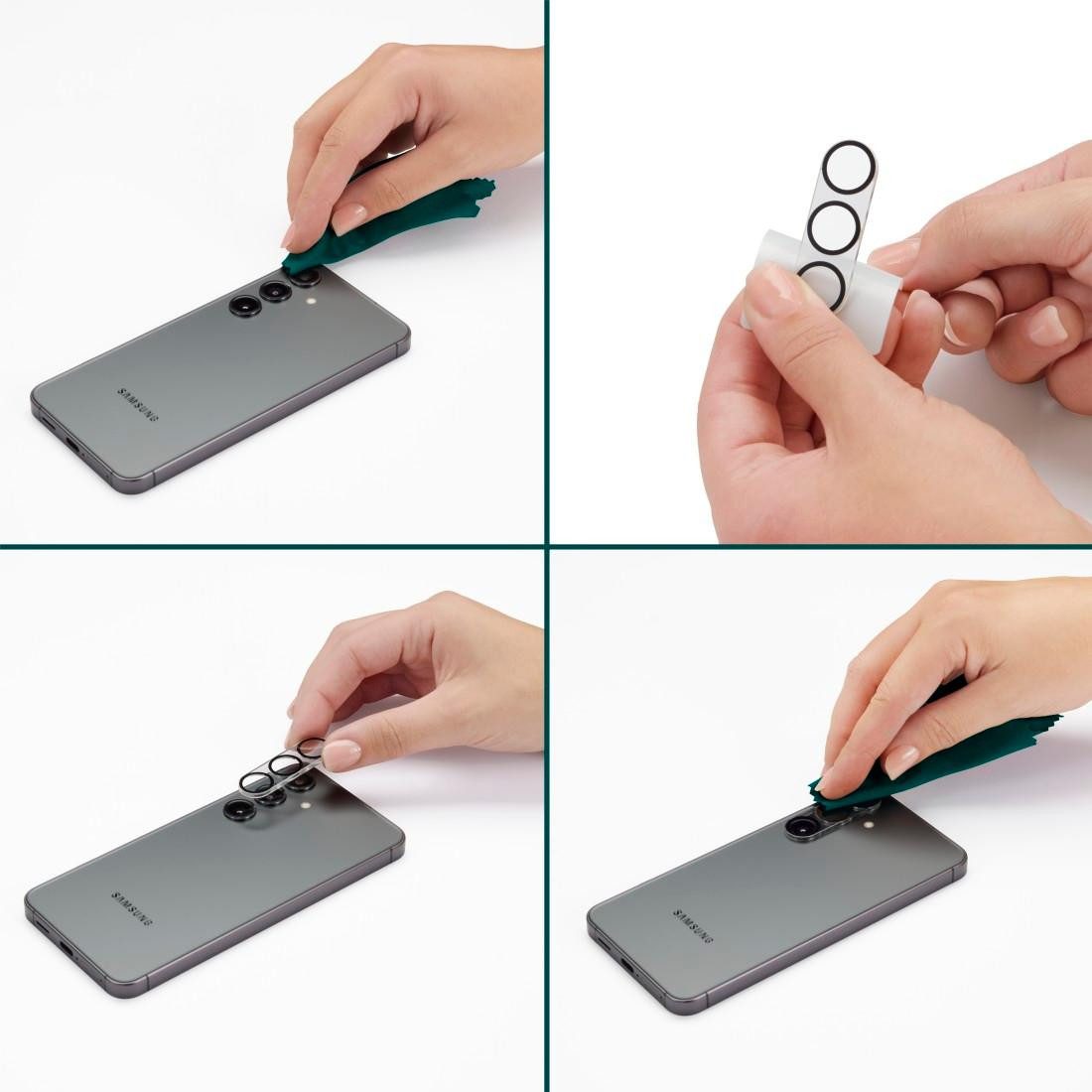 Hama Camerabeschermingsglas Camera bescherming "Cam Protect" voor Samsung Galaxy S24 Ultra