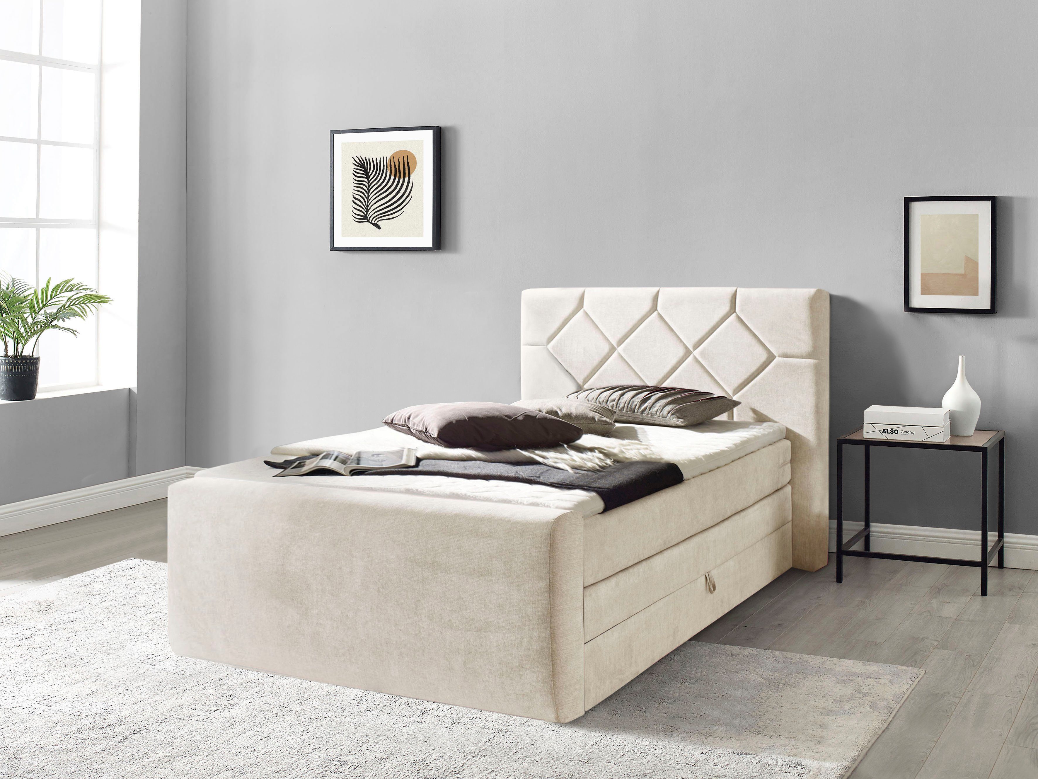 Places of Style Boxspring Atlanta inclusief topmatras en bedkist