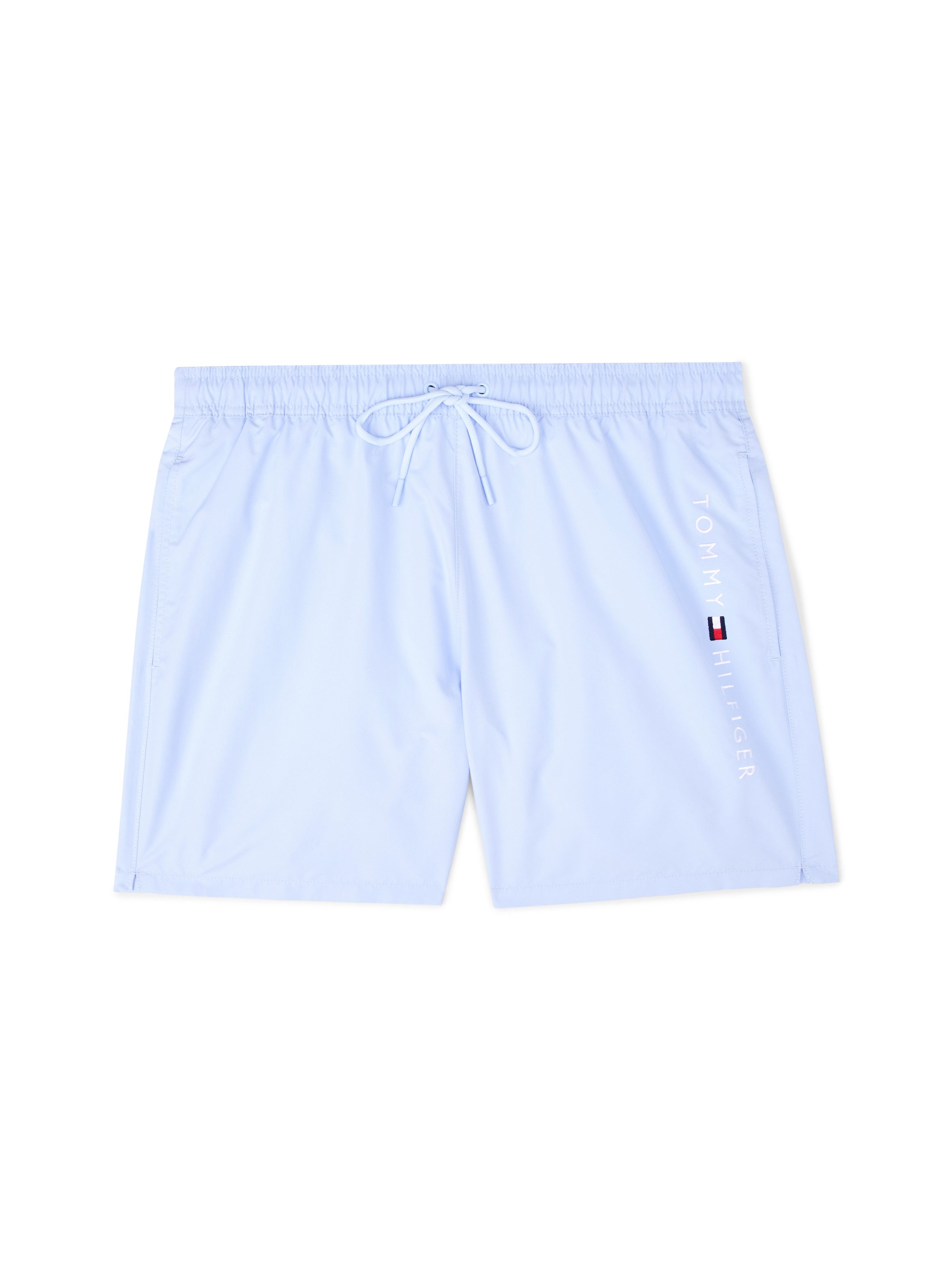 Tommy Hilfiger Swimwear Zwemshort MEDIUM DRAWSTRING met logoborduring op de heup
