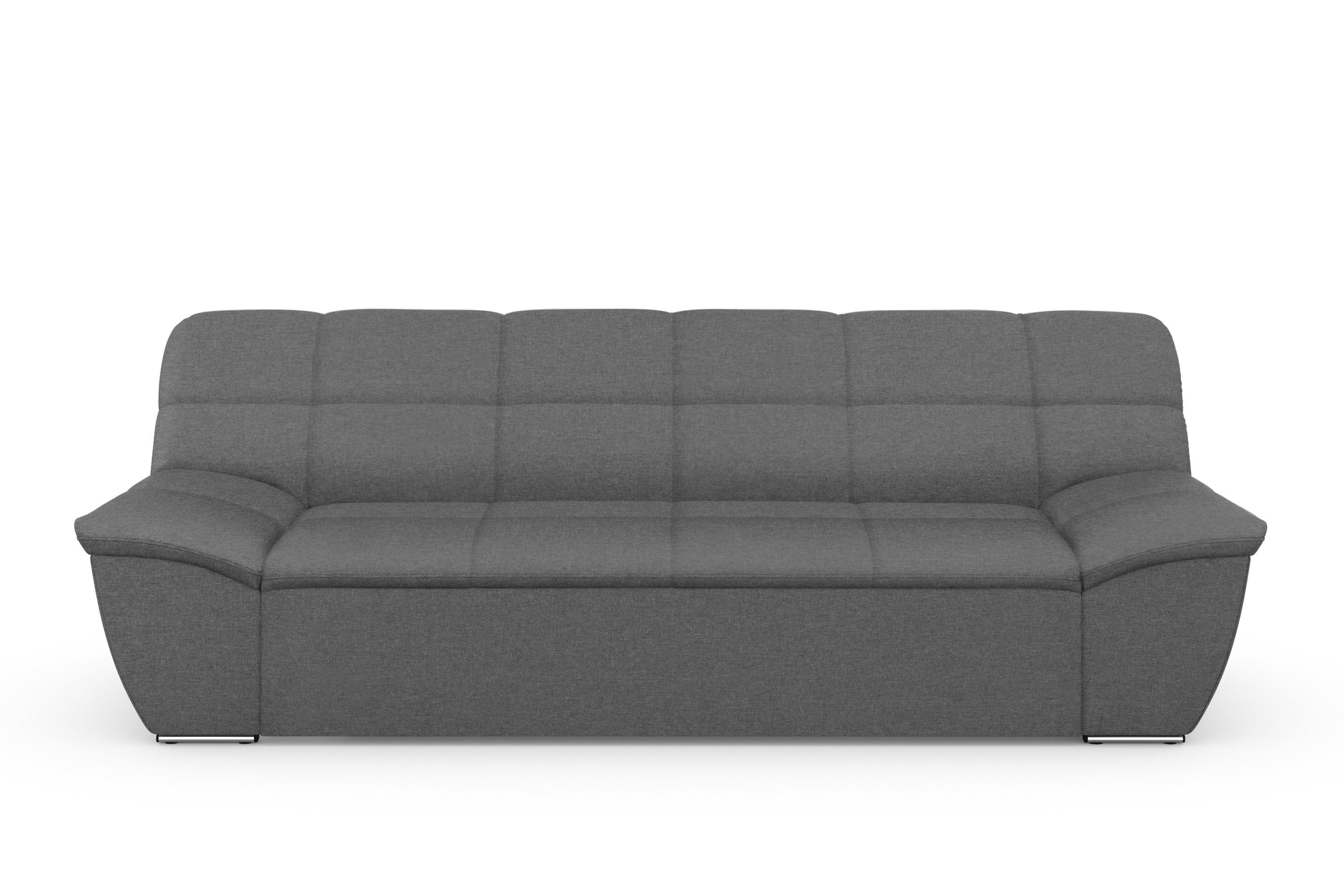 DOMO collection 3-zitsbank Splash, moderne stiksels in de zitting en rug, comfortabel,