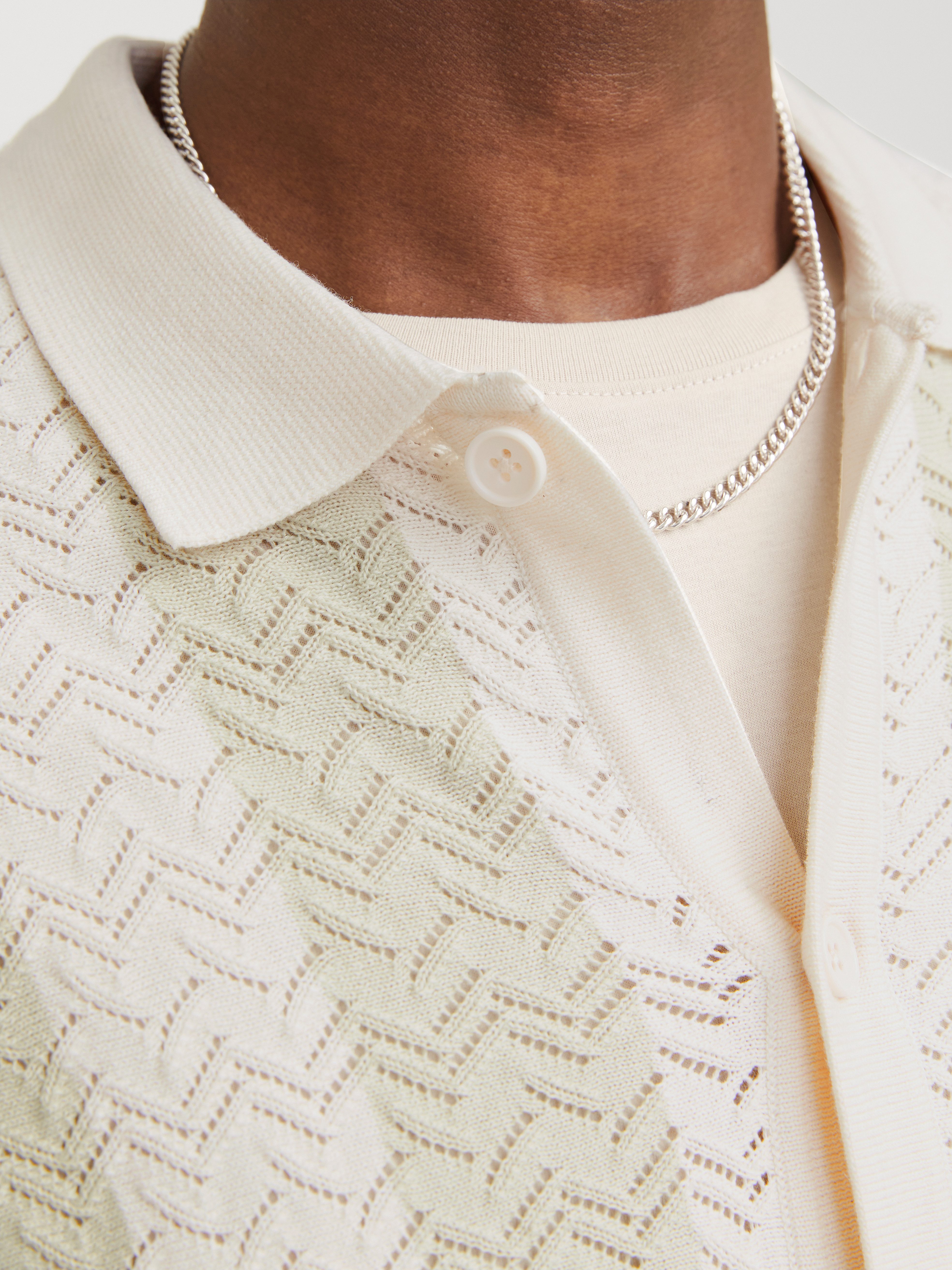 Jack & Jones Trui met polokraag JORTYLER KNIT SS POLO SN