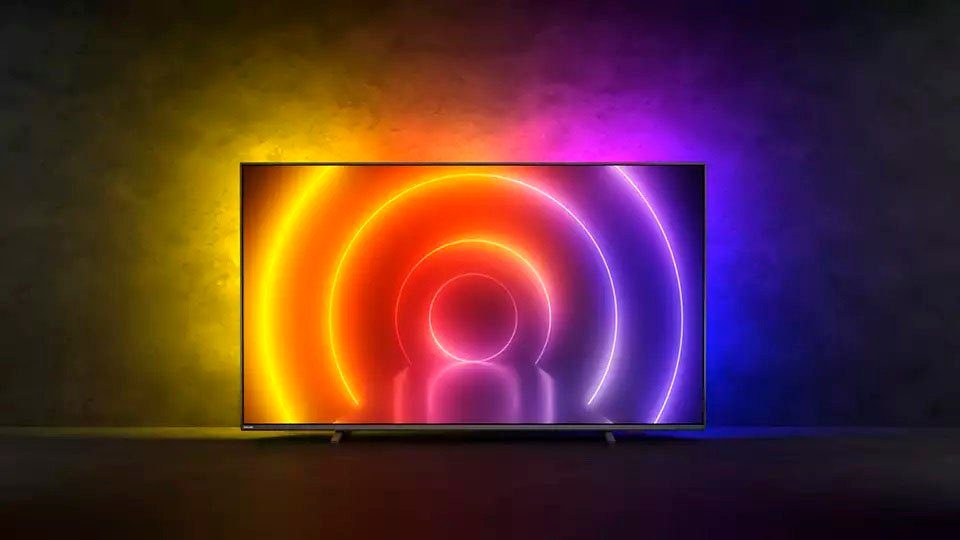 Philips Led-TV 65PUS8106/12, 164 cm / 65", 4K Ultra HD, Android TV - Smart TV, ambilight langs 3 randen