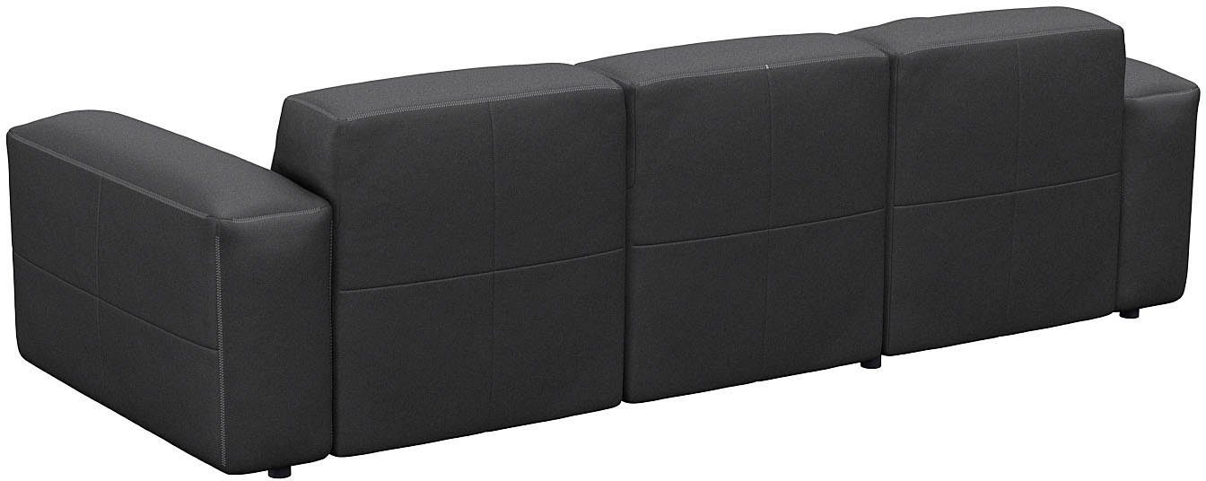 FLEXLUX Hoekbank Lucera Chaise longue rechts of links, L-vorm, comfortabel