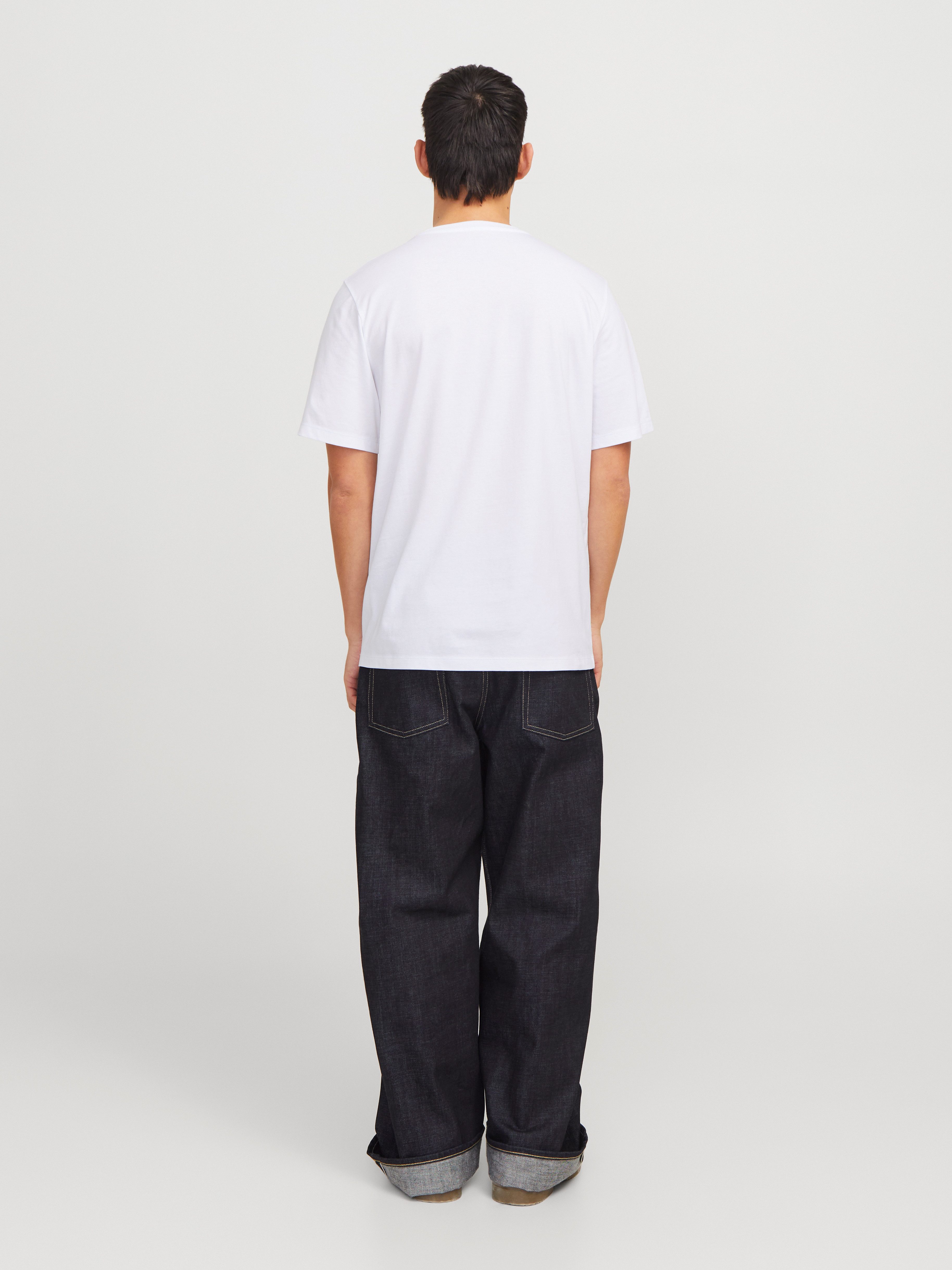 Jack & Jones Shirt met ronde hals JJELOGO TEE SS O-NECK 2 COL SS25 SN