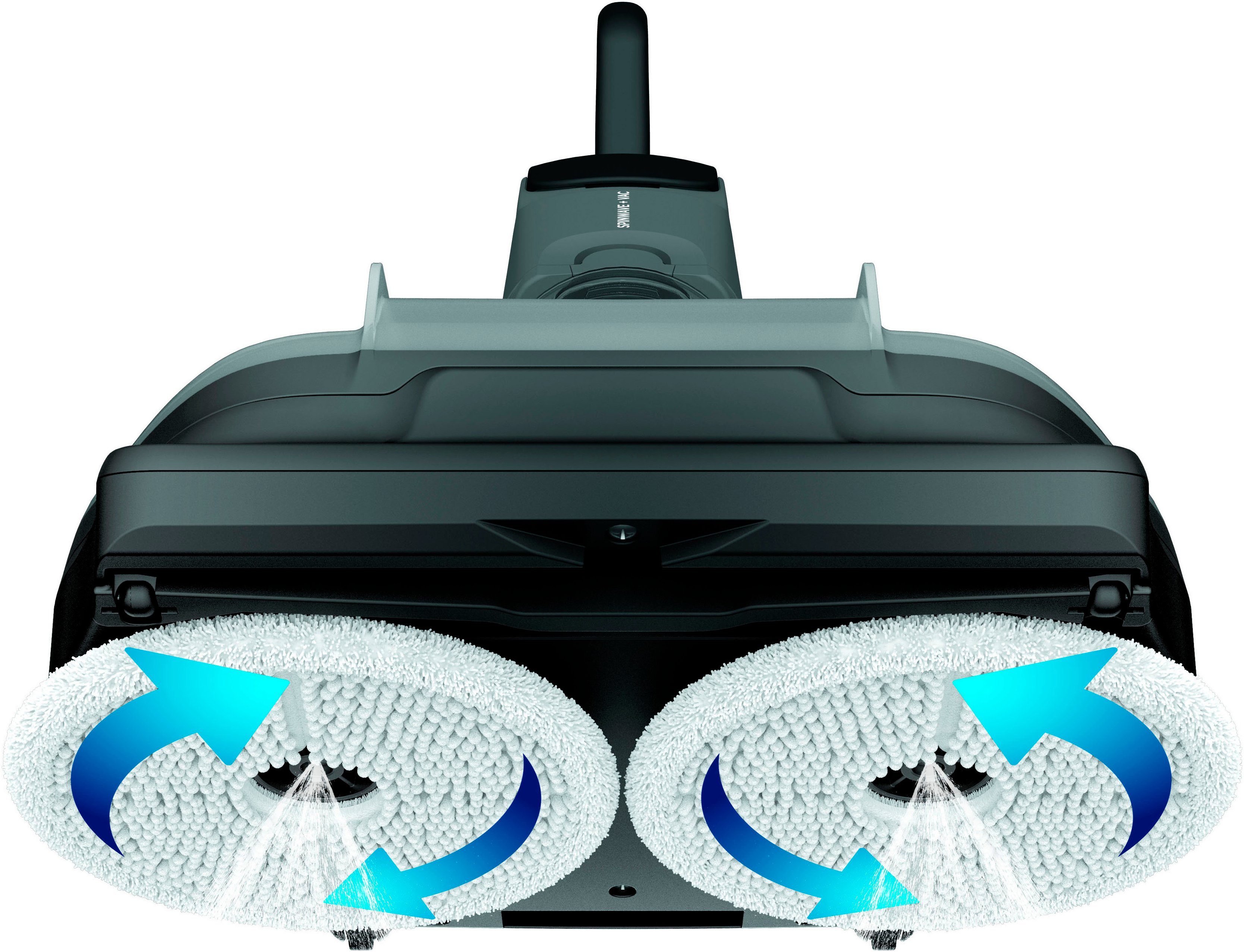 Bissell Nat- en droogzuiger 3893N, SpinWave®+ Vac PET Select, stofvrij dweilen draadloos, voor alle harde vloeren, 3 reinigingsmodi inclusief zuigmodus