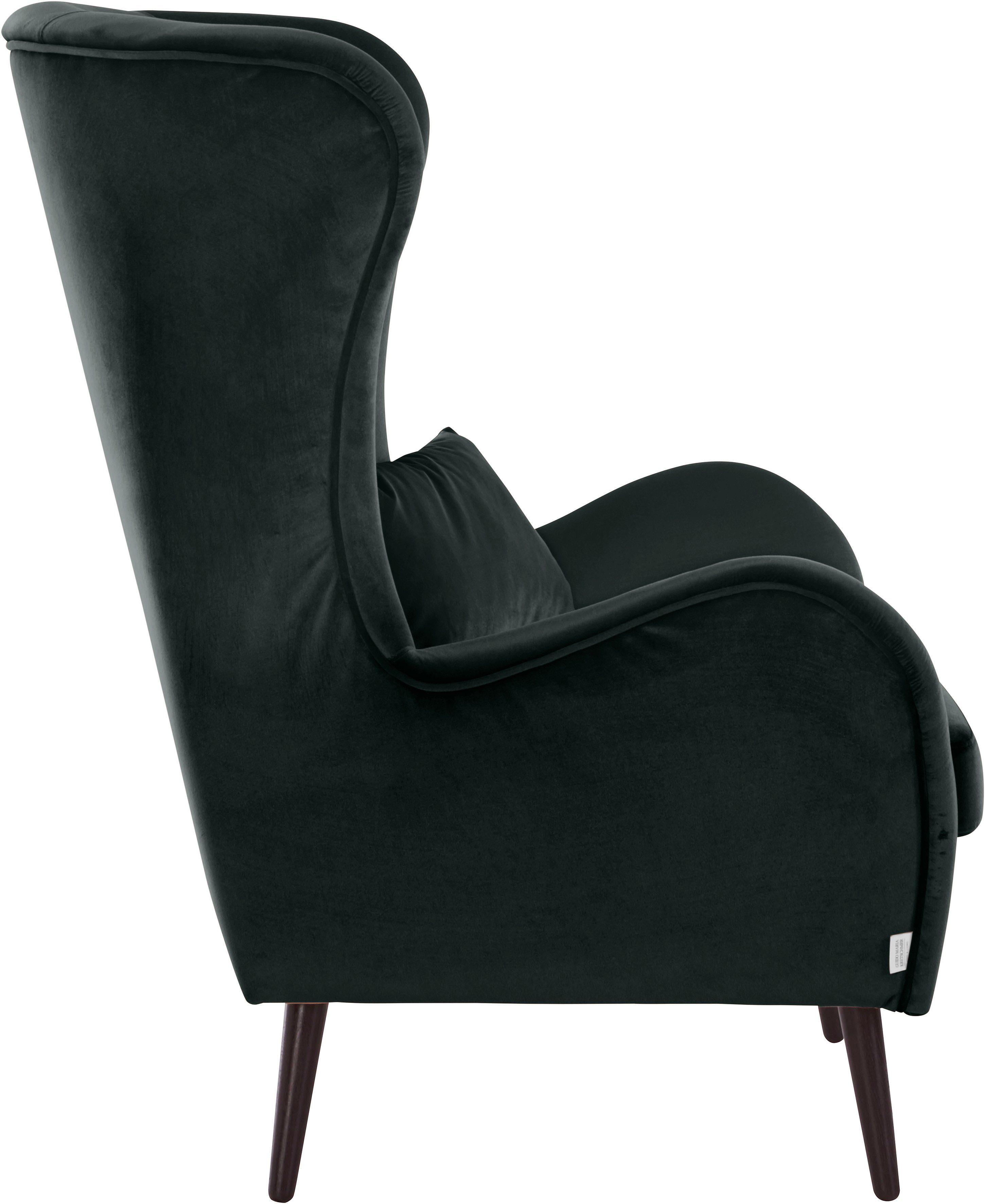 Guido Maria Kretschmer Home&Living Fauteuil Sallito, oorfauteuil, TV-stoel voor woonkamer, ook in velours cord