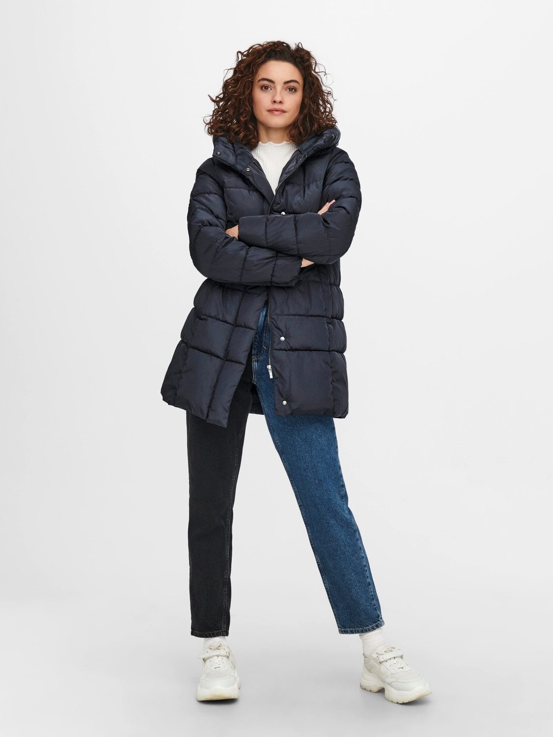 Only Gewatteerde jas ONLNEWLINA PUFFER COAT CC OTW