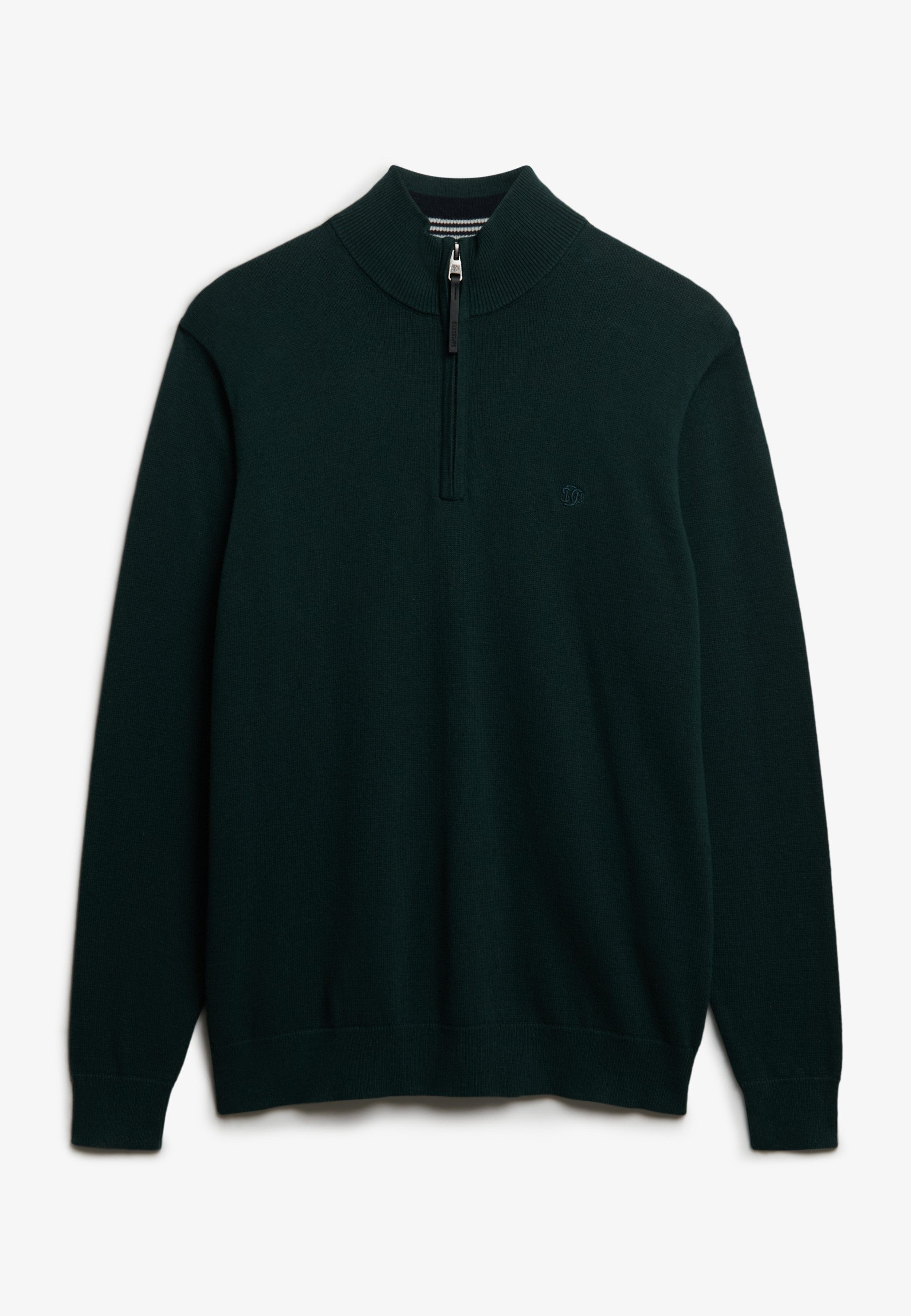 Superdry Gebreide trui ESSENTIALS COTTON HALF ZIP