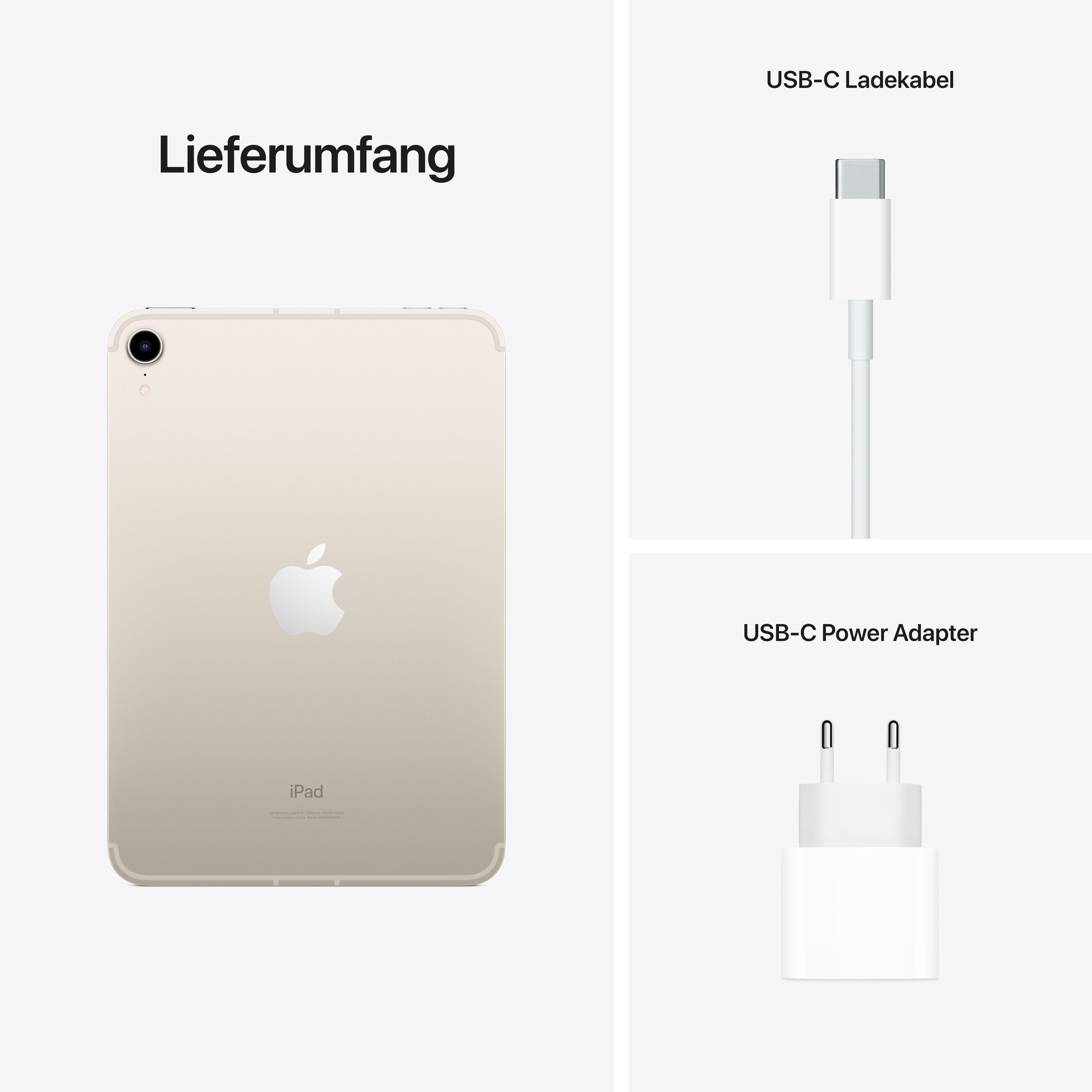 Apple Tablet iPad mini WiFi + Cellular (2021), 8,3", iPadOS