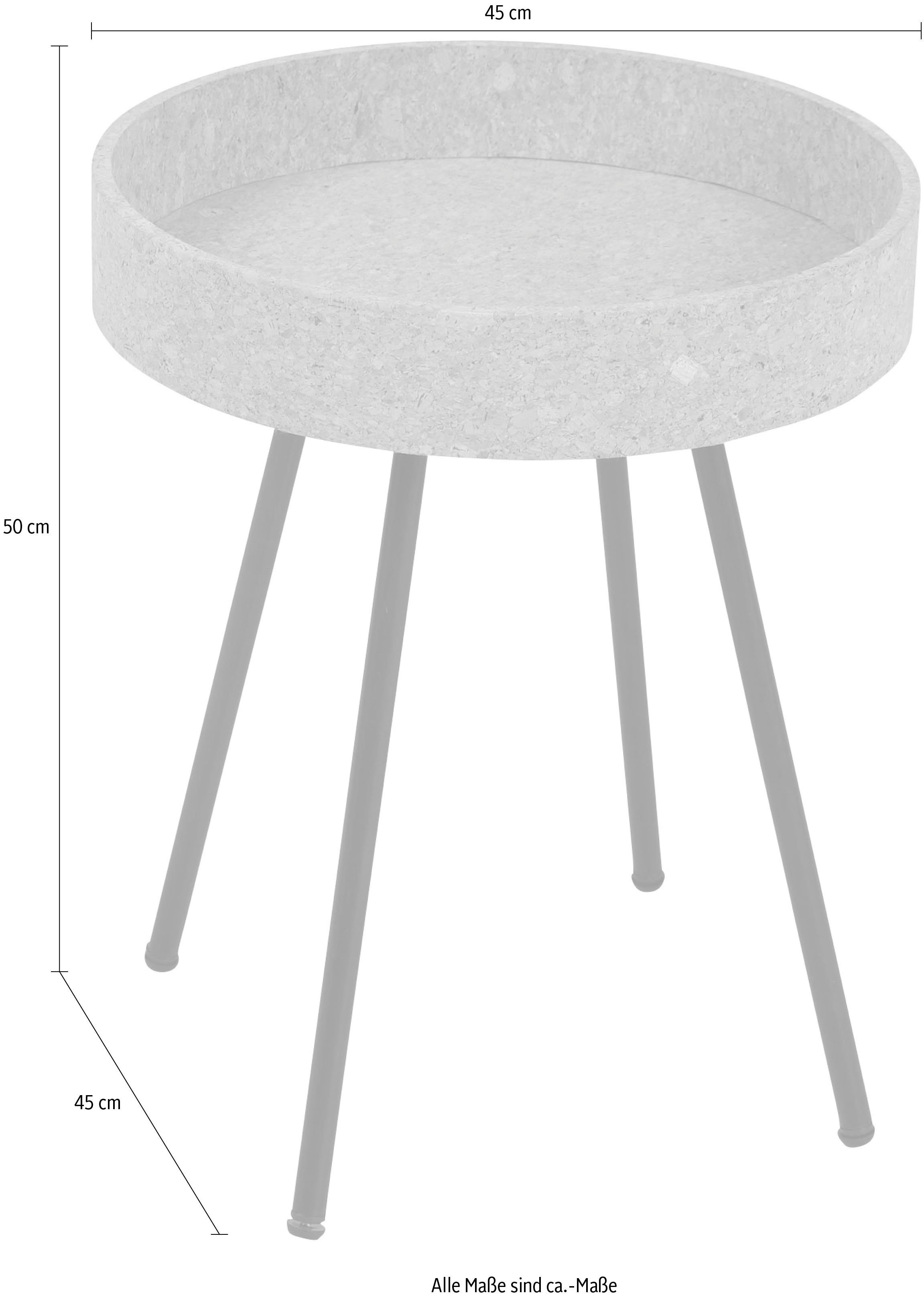 Home affaire Bijzettafel Tafelbladen van kurk (set, 2 stuks)