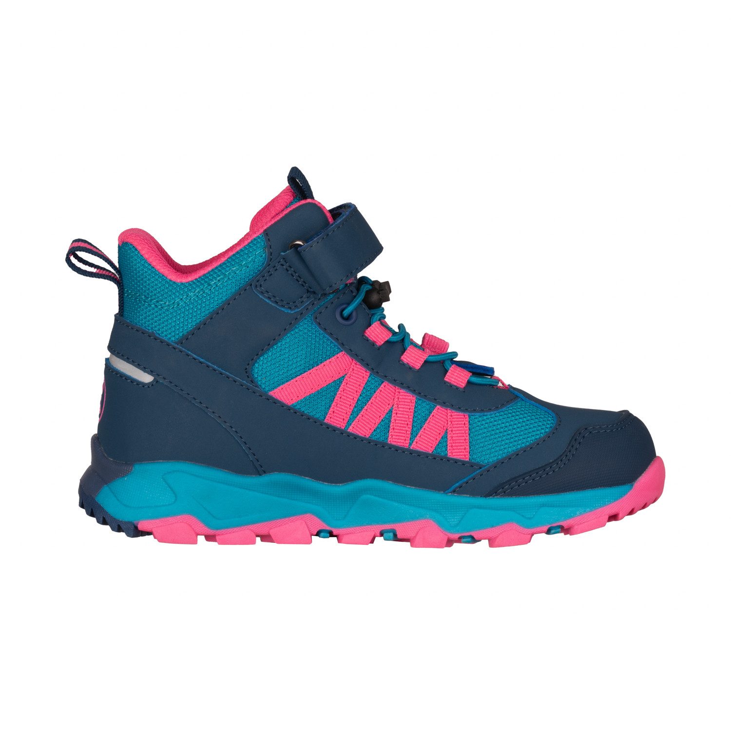 TROLLKIDS Wandelschoenen KIDS TRONFJELL HIKER MID waterdicht, klittenbandsluiting, reflecterende details