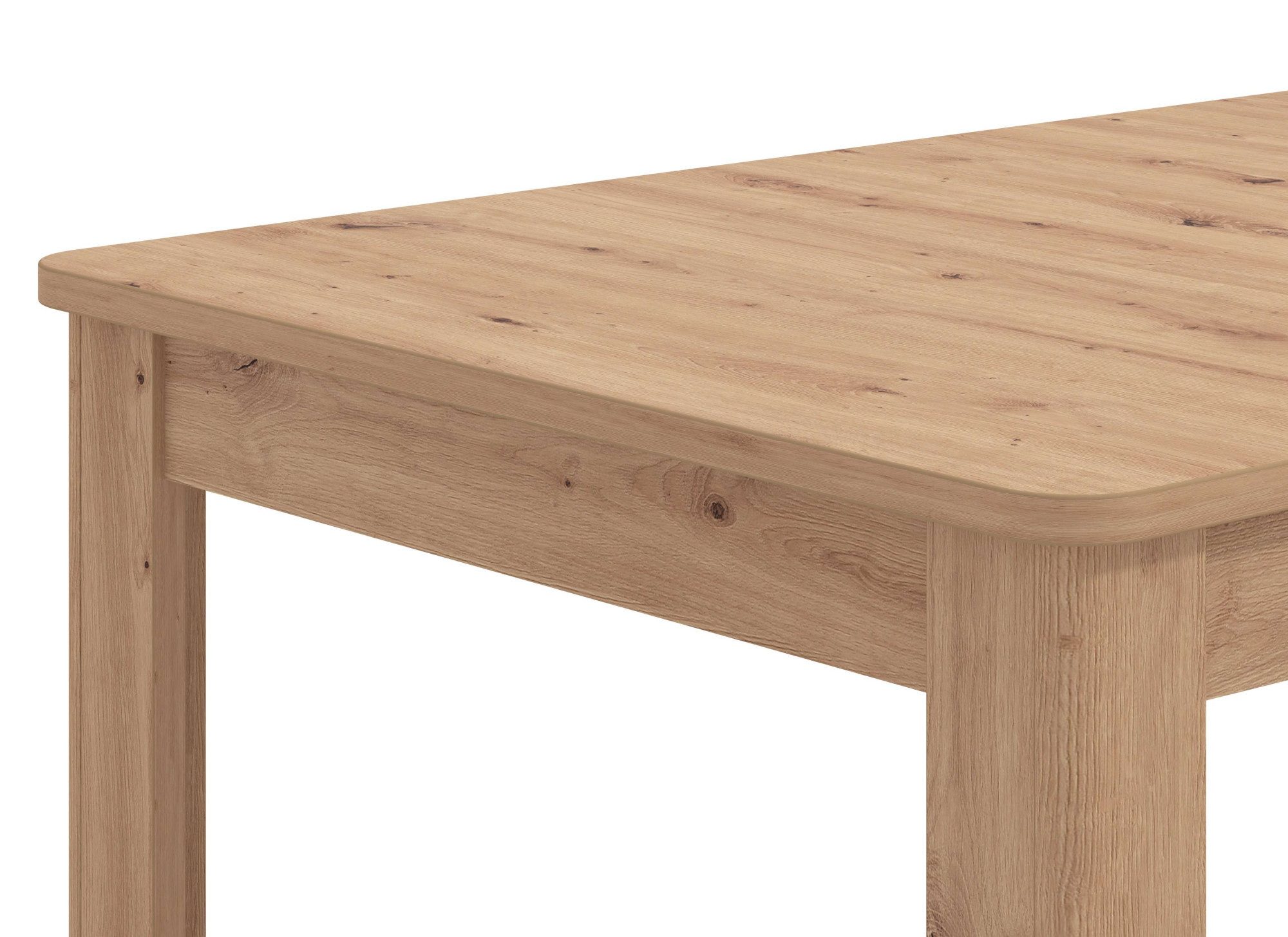 Home affaire Eettafel Jersey, 160 cm uitschuifbaar tafelblad tot 200 cm in verschillende moderne kleuren voor een moderne keuken