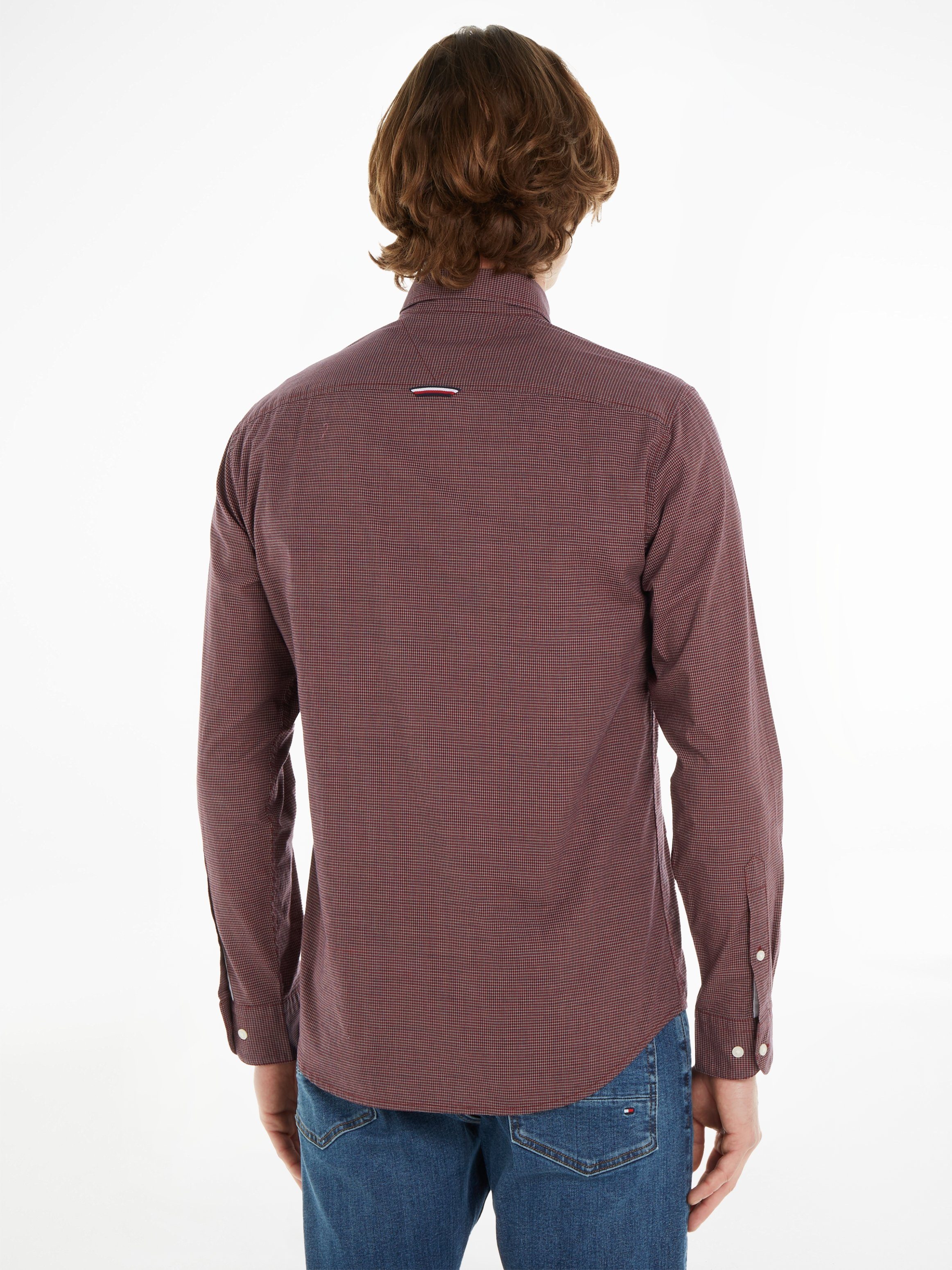 Tommy Hilfiger Overhemd met lange mouwen HOUNDSTOOTH RF SHIRT