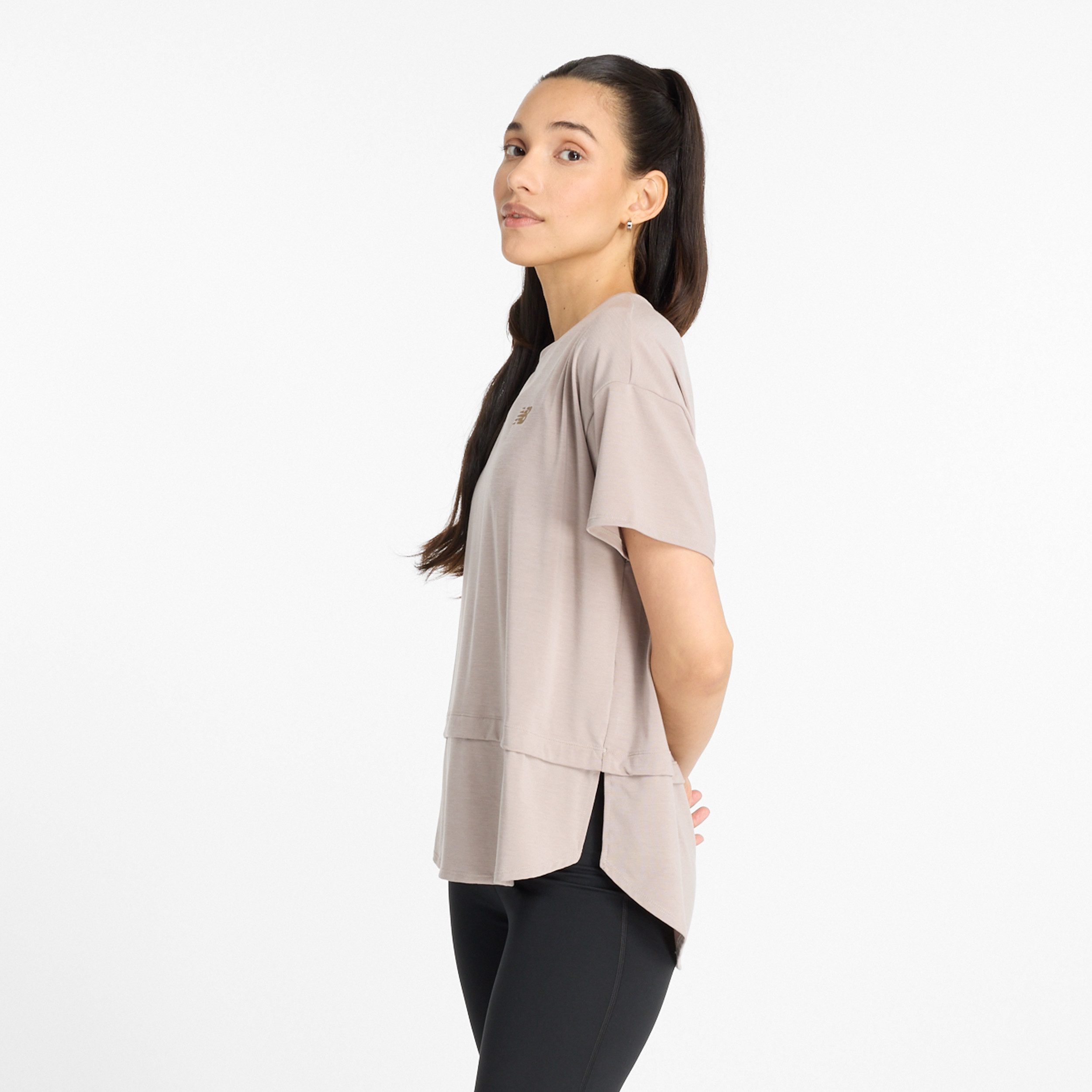 New Balance Runningshirt met merk