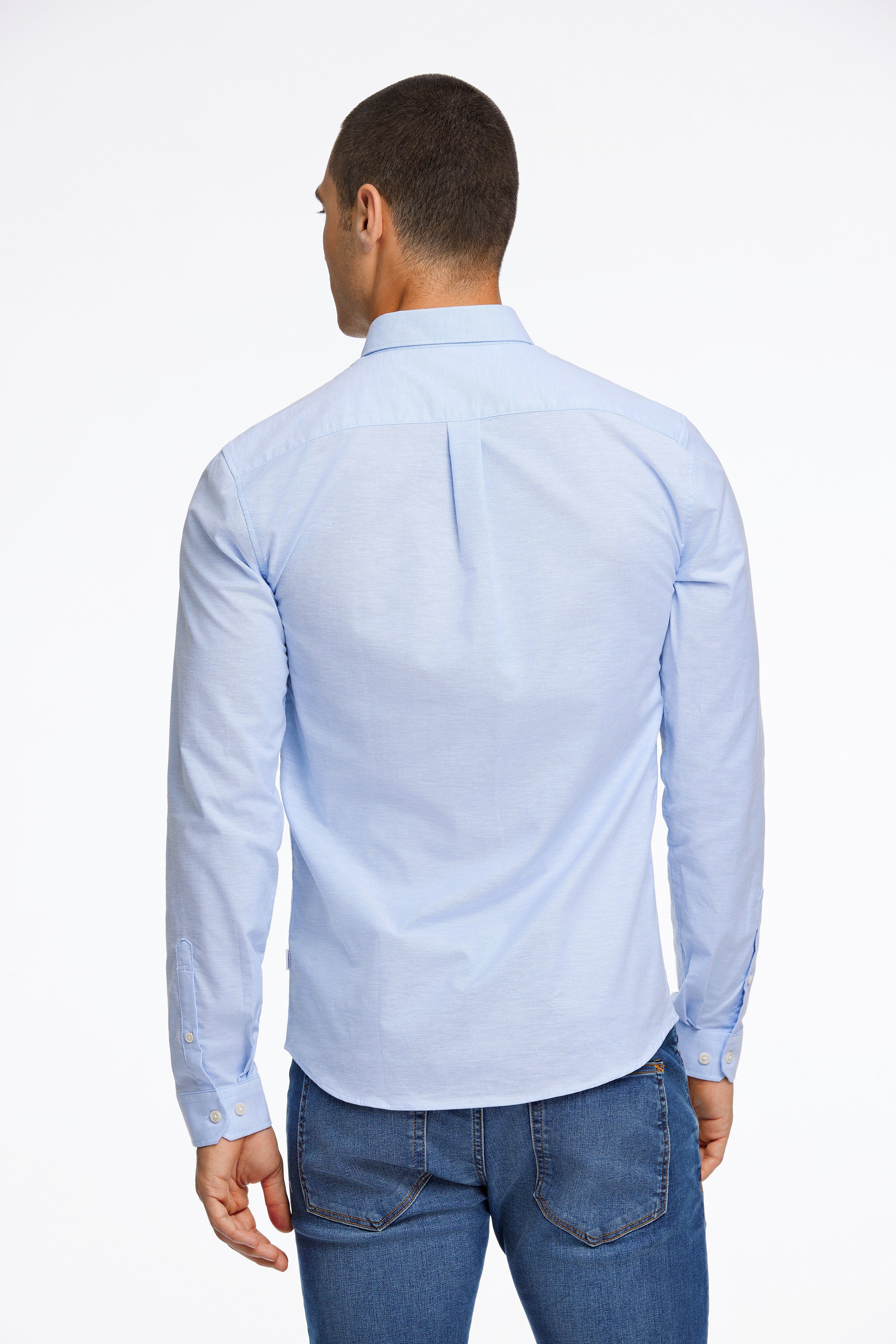 LINDBERGH Businessoverhemd met button-downkraag