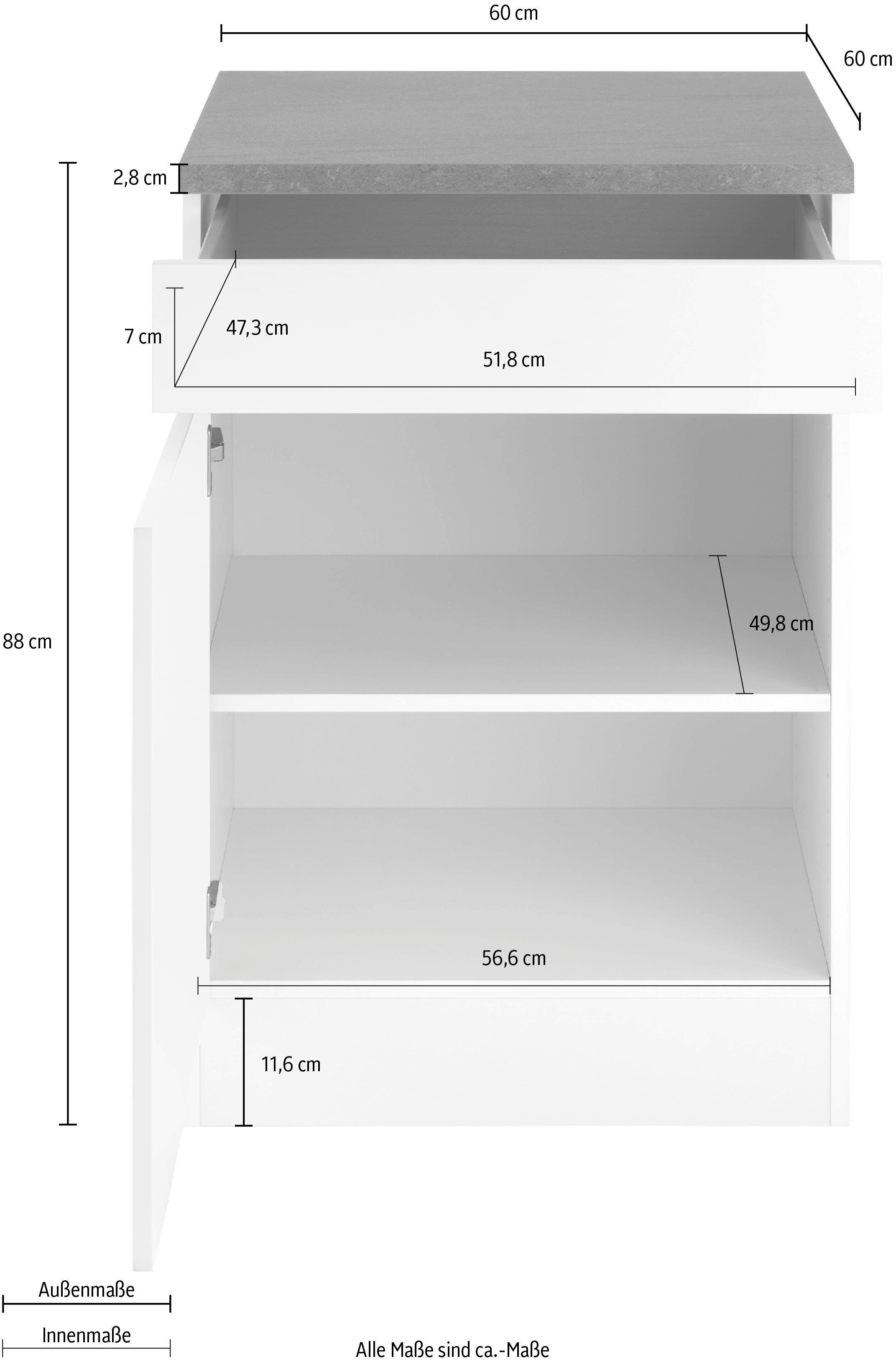 OPTIFIT Onderkast Roth Breedte 60 cm