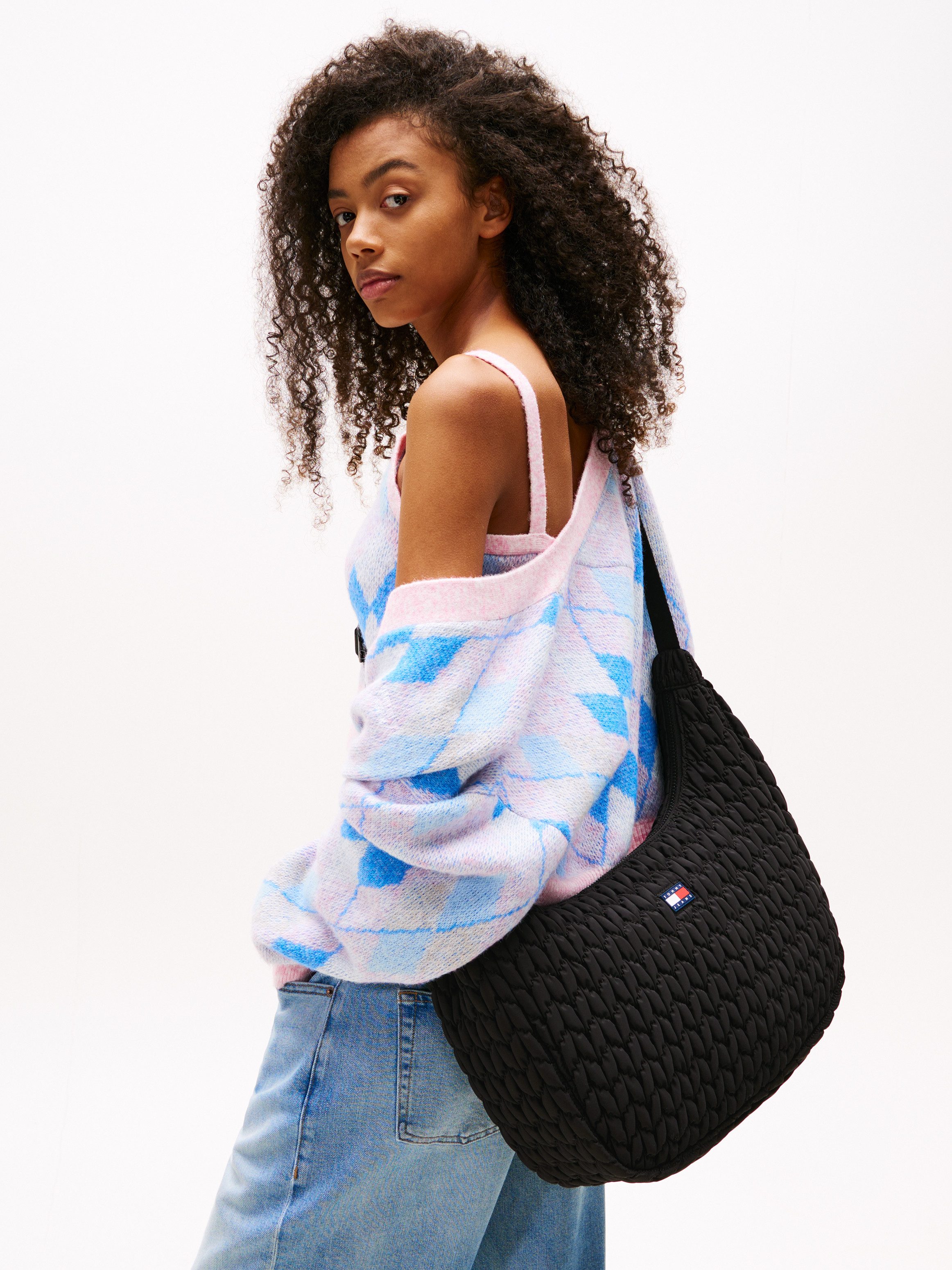 TOMMY JEANS Schoudertas TJW URBAN LARGE QUILTED X-BODY