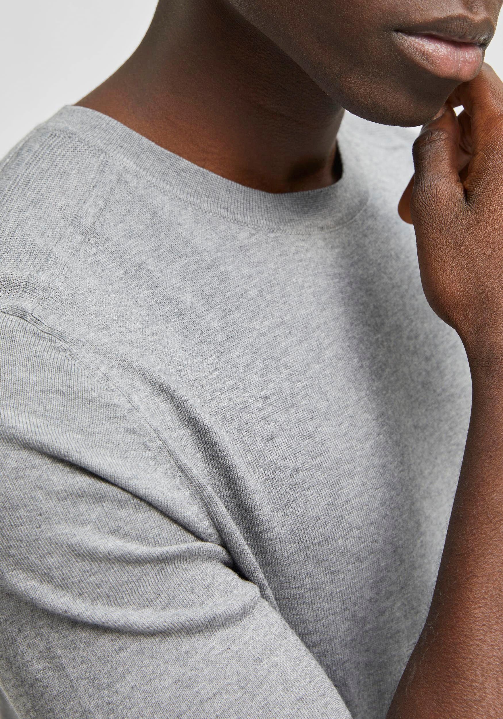 SELECTED HOMME Gebreide trui SLHBERG CREW NECK NOOS