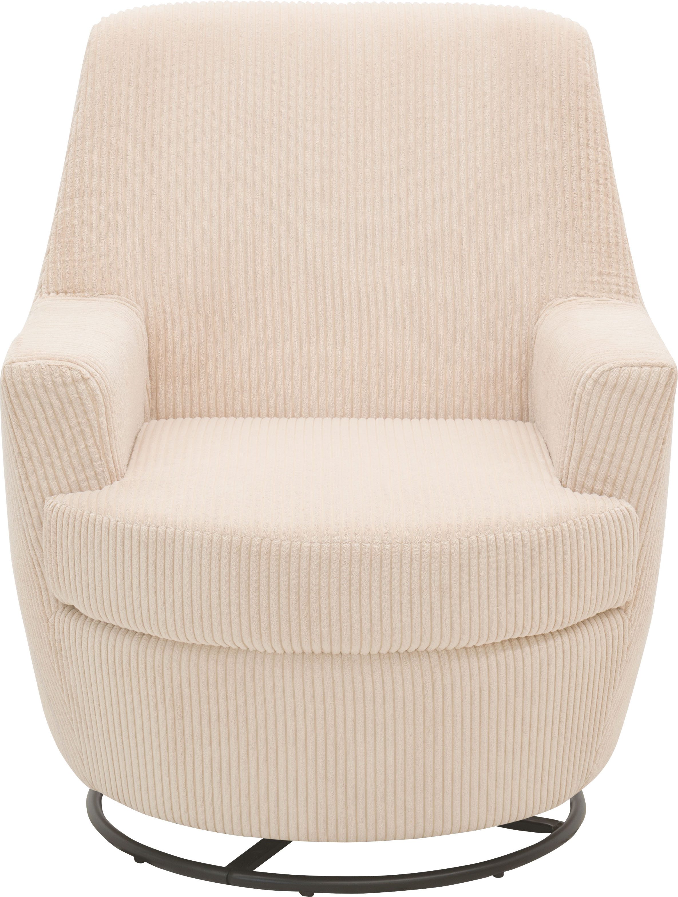 INOSIGN Draaibare fauteuil Hetty, draaistoel met kantelfunctie en poef, leesstoel, armstoel (set, 2 stuks)