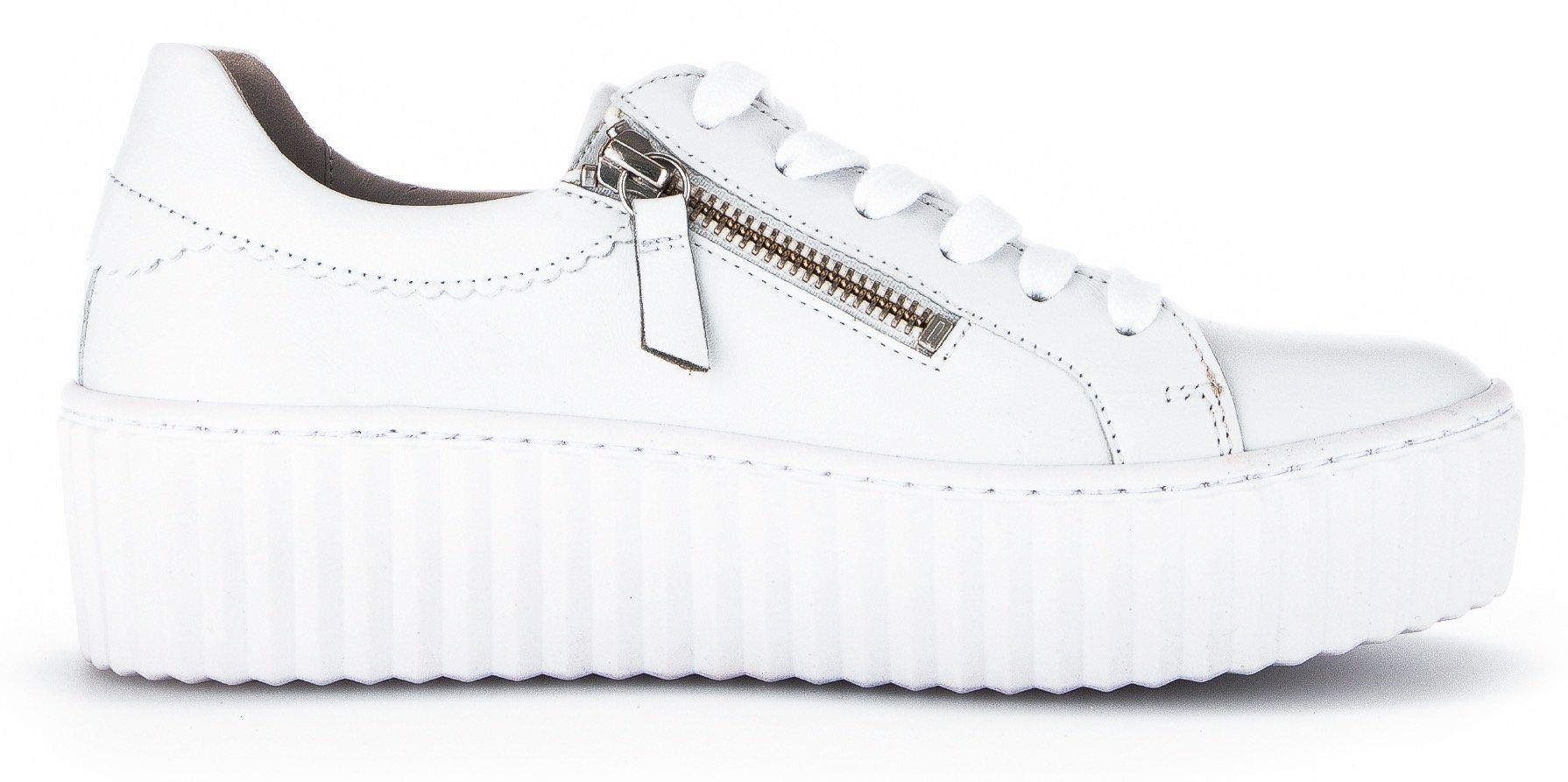 Gabor Plateausneakers , vrijetijdsschoen, lage schoen, veterschoen met gabor best fitting