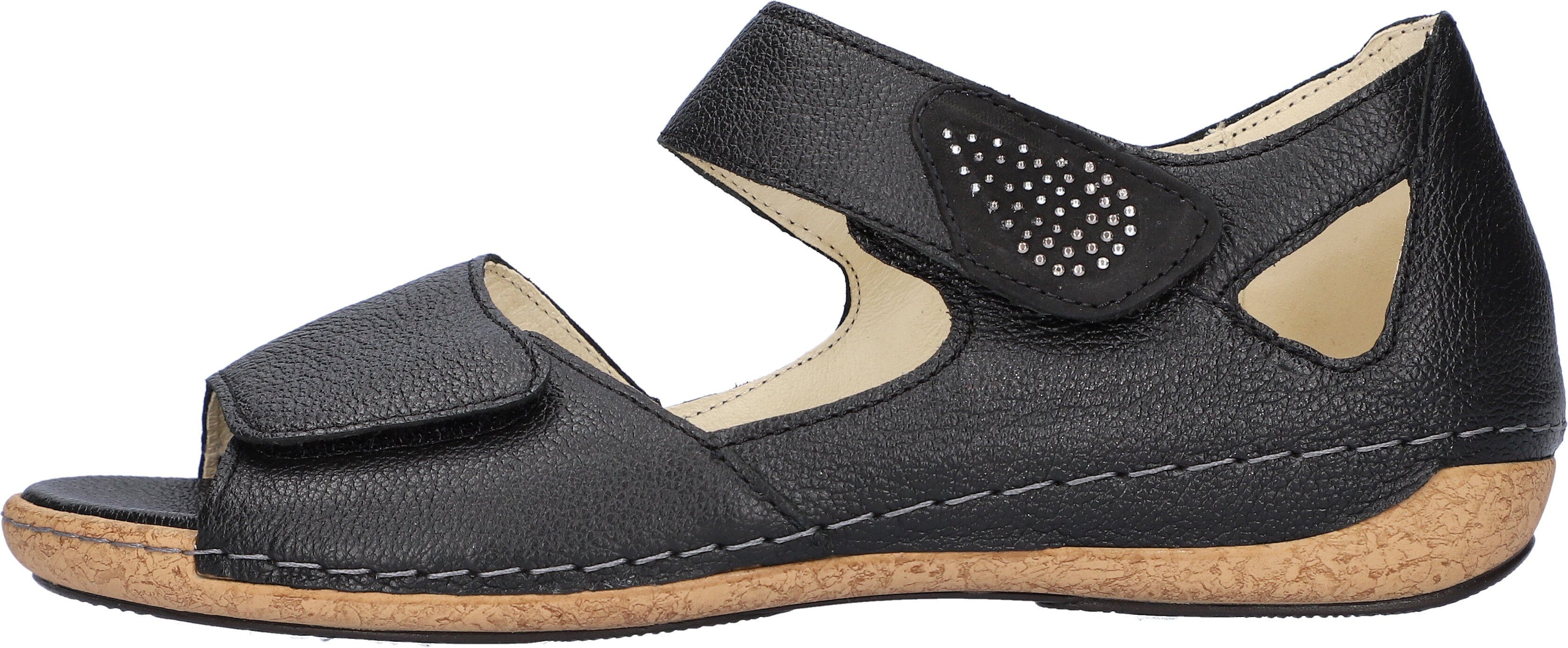 Waldläufer Sandalen HELIETT , zomerschoen, sandaal, sleehak, met orthotritt, h-breedte