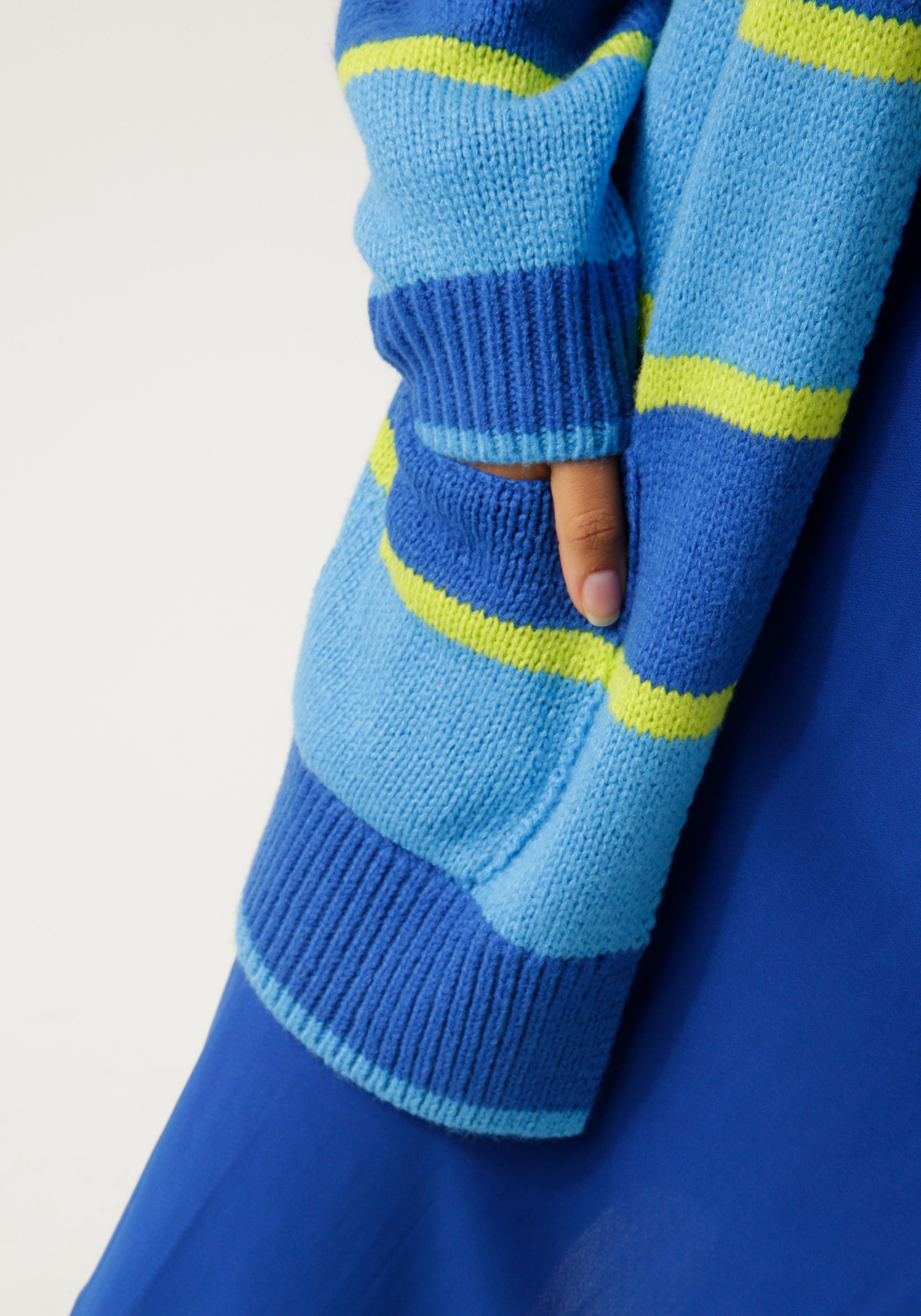 Aniston CASUAL Vest in een harmonieus gekleurd streepdesign nieuwe collectie