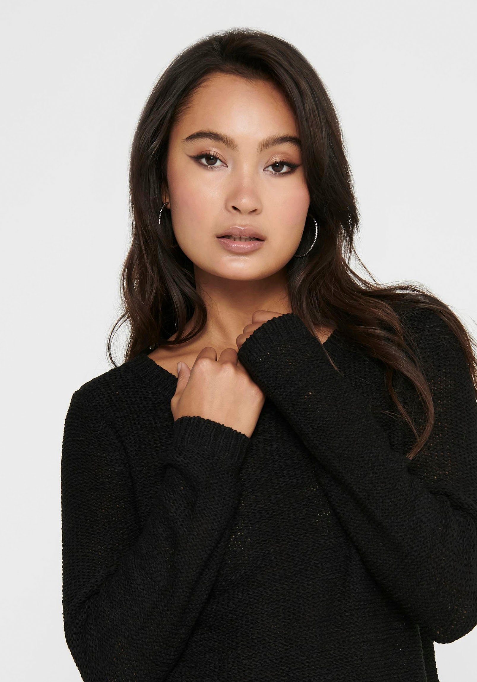 Only Gebreide trui ONLGEENA XO L/S PULLOVER KNT NOOS