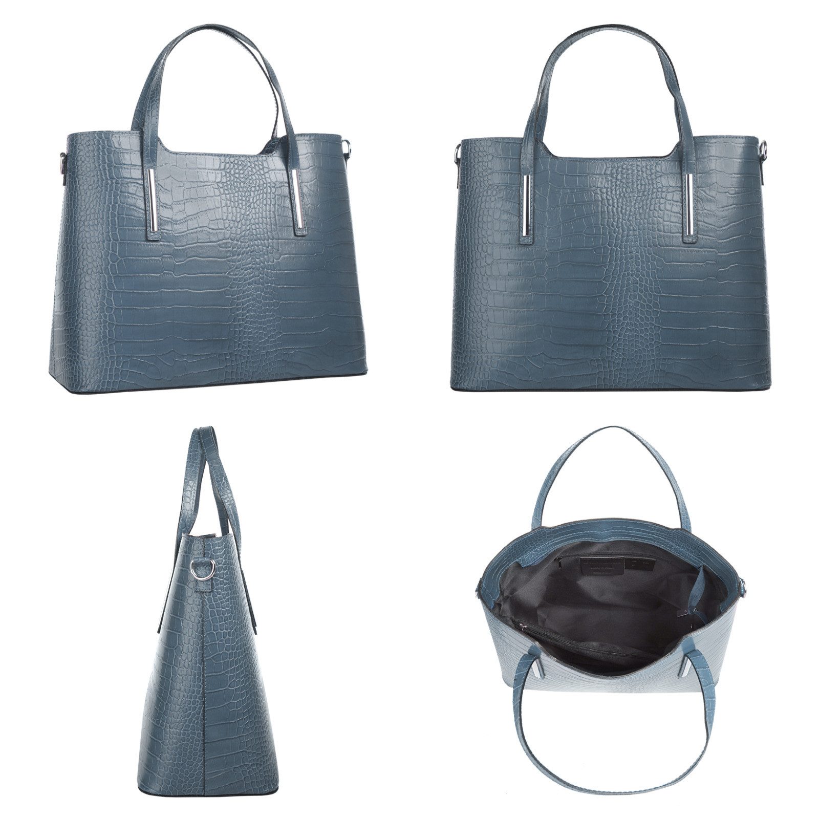 Cluty Tas echt leer, made in italy