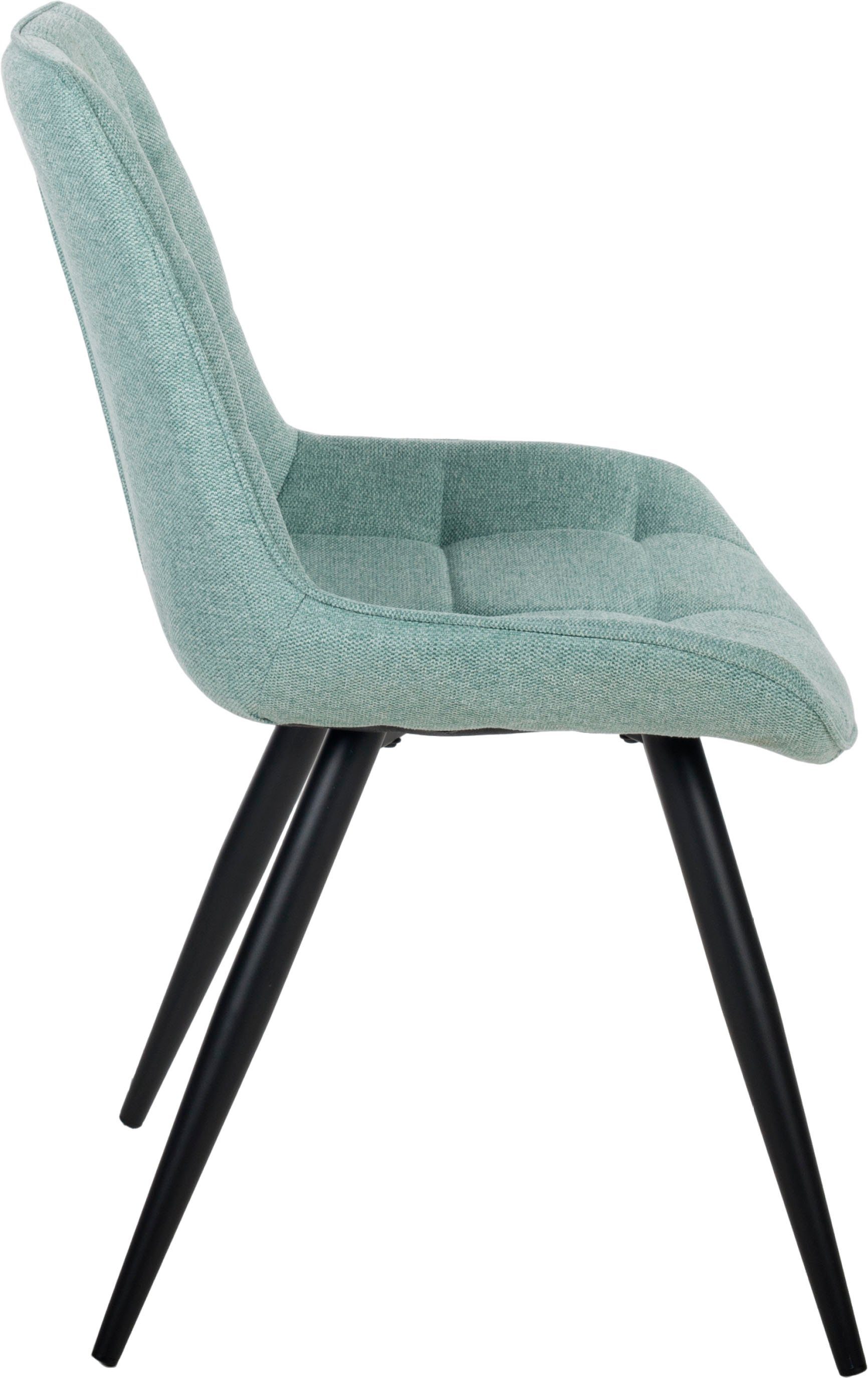 Duo Collection Eetkamerstoel Iris eetkamerstoel, set van 4 robuuste bekleding, gestikte bekleding, tot 110 kg belastbaar (set, 4 stuks)