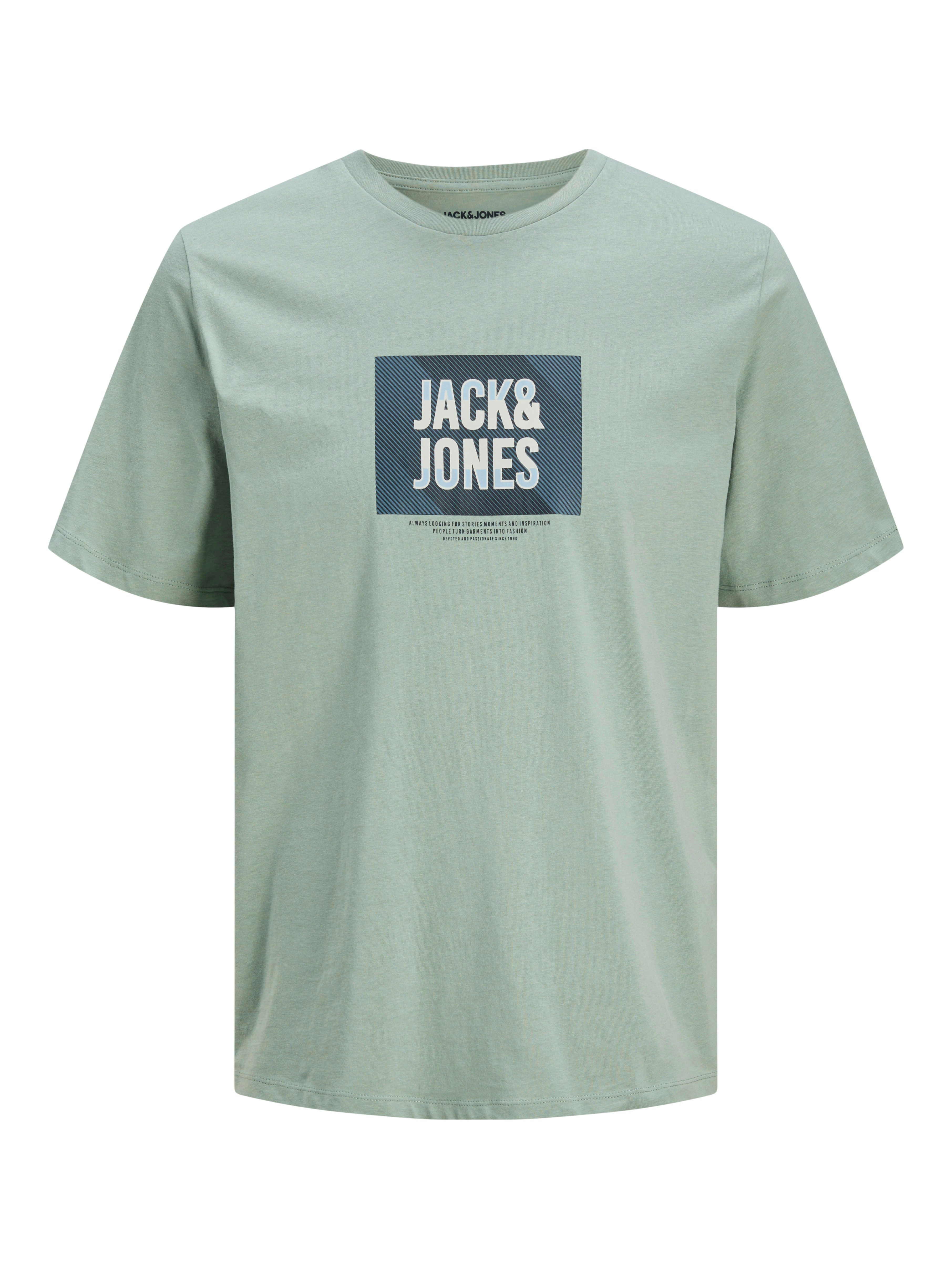 Jack & Jones PlusSize T-shirt JJHUDSON TEE SS CREW NECK 5PK MP PLS (set, 5-delig)