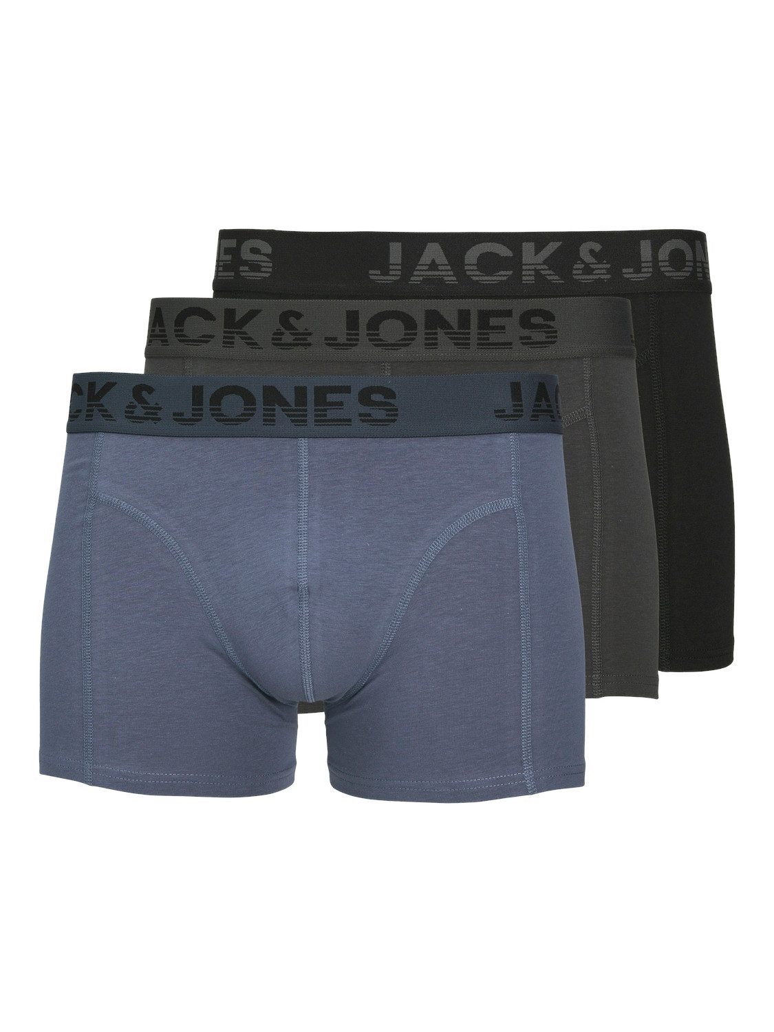 Jack & Jones Trunk JACSHADE SOLID TRUNKS 3 PACK NOOS (set 3 stuks)