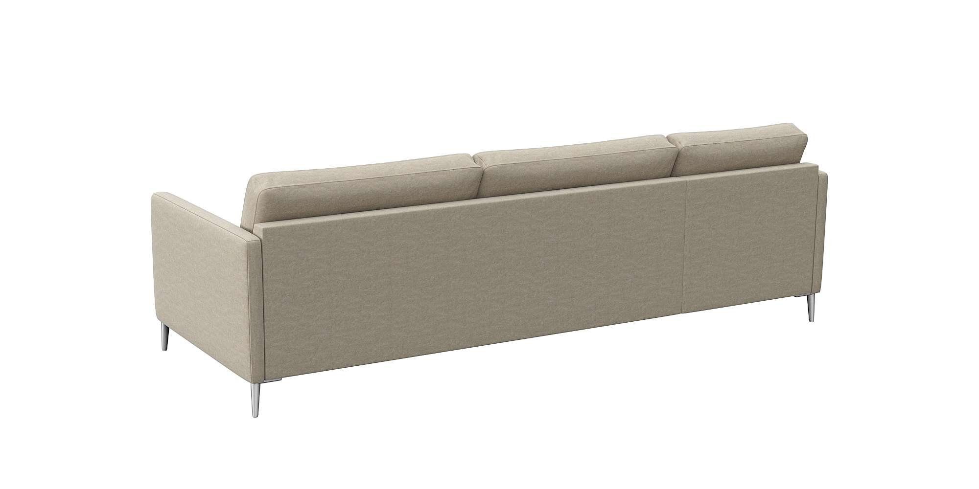 FLEXLUX Hoekbank Fiore, L-vorm, comfortabel en aangenaam door hoogwaardige zitopbouw